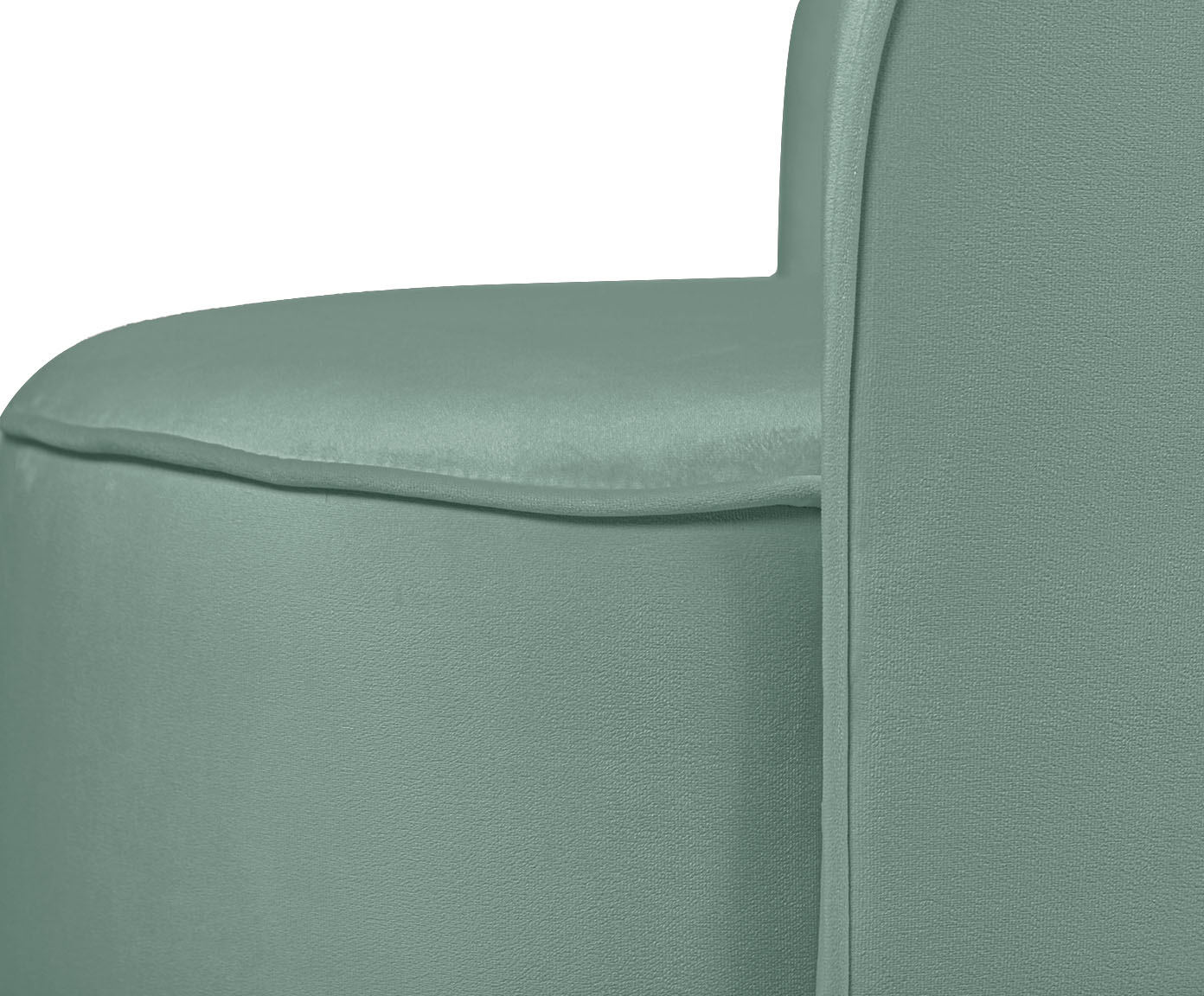 Poltrona em Veludo Harlow Verde Menta image number 8