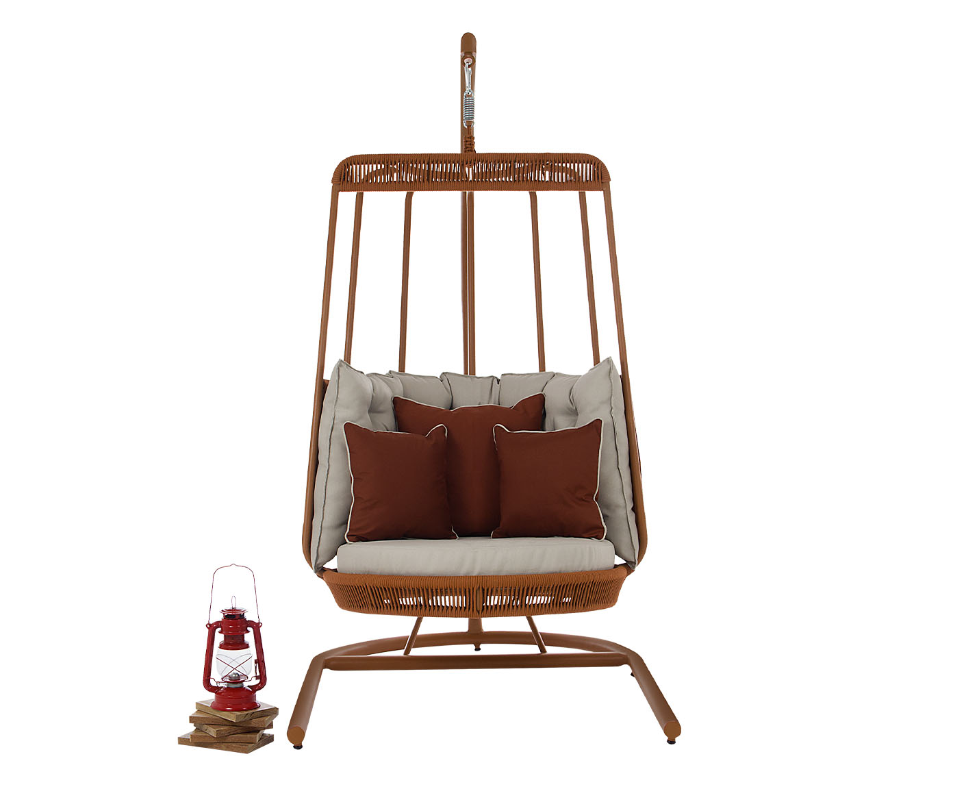 Balan&ccedil;o Suspenso com Suporte CandeeiroTerracota - image 0