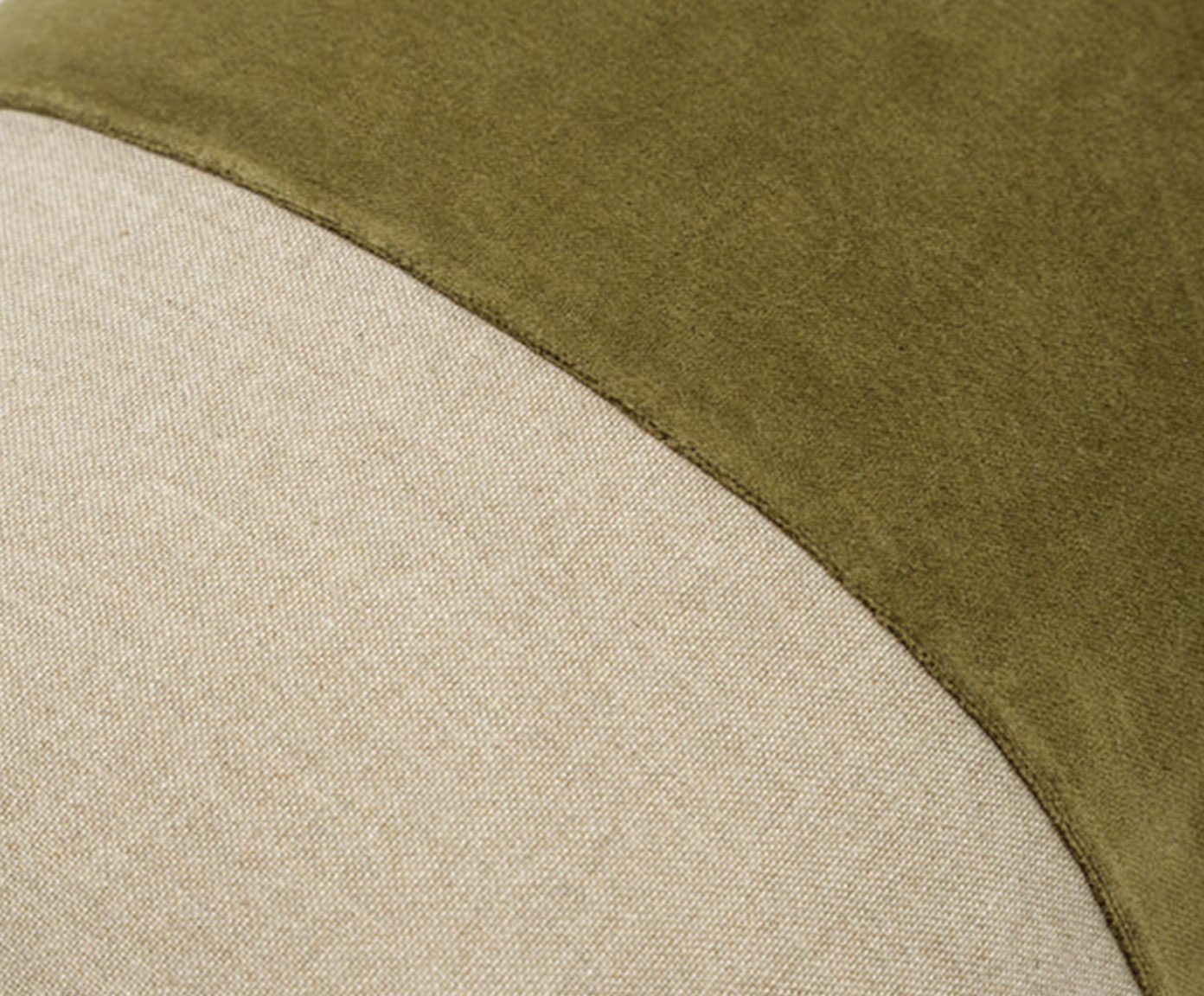 Capa de Almofada Listras em Veludo Matcha image number 2