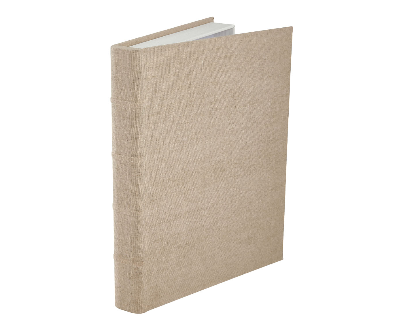 Livro - Caixa Maior com Revestimento em Linho Areia - image 0