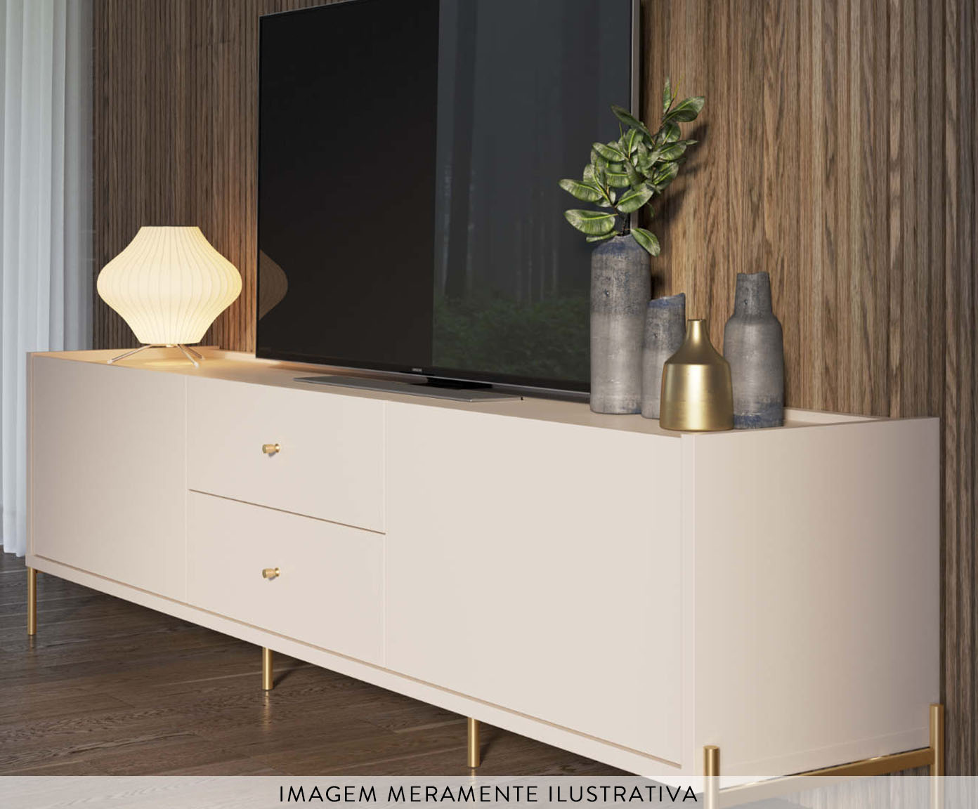 Rack Jasper - Off-White Fosco e Dourado image number 6