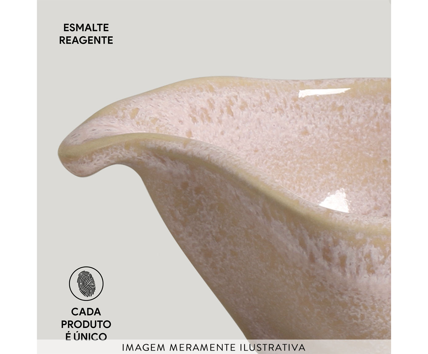 Jogo de Molheiras Oval Org&acirc;nico Litchi Rosa image number 2