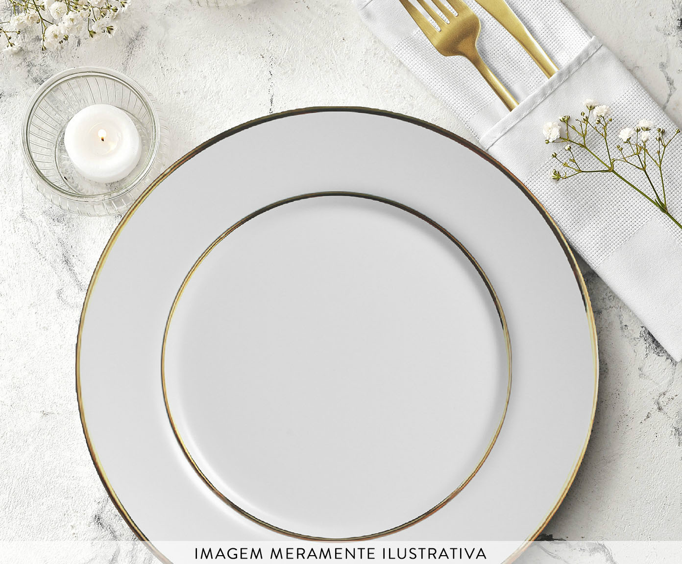 Jogo de Jantar P&eacute;rola Premium Branco - image 1
