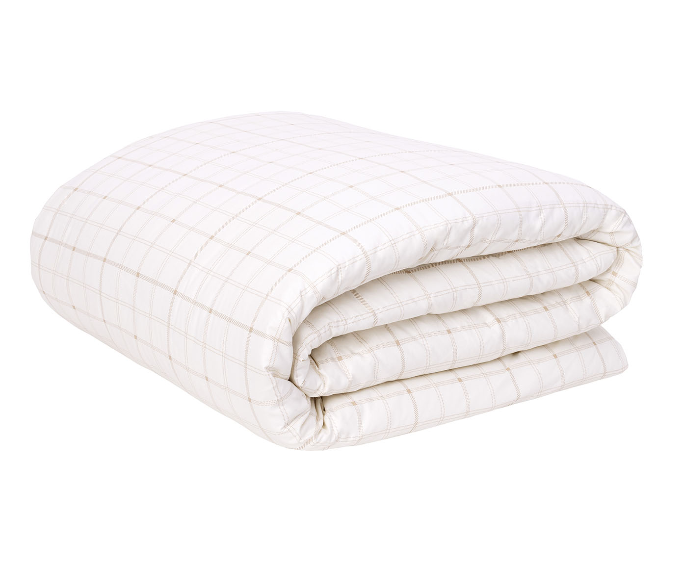 Duvet Xadrez Siena Bege Avel&atilde; 200 Fios image number 0