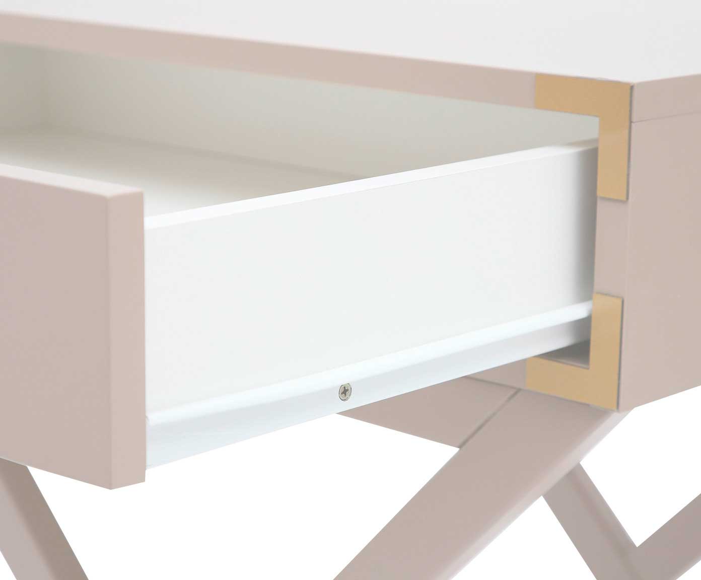 Mesa de Cabeceira Cross Burlywood - Taupe image number 5