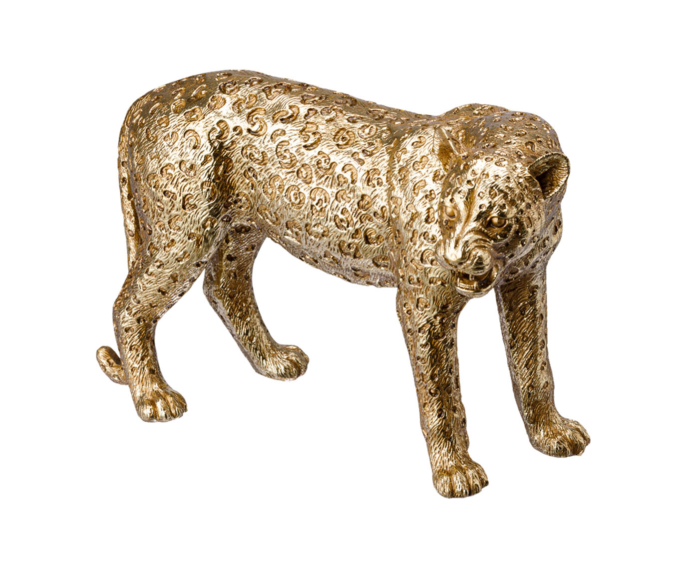 Escultura On&ccedil;a Dourada image number 3