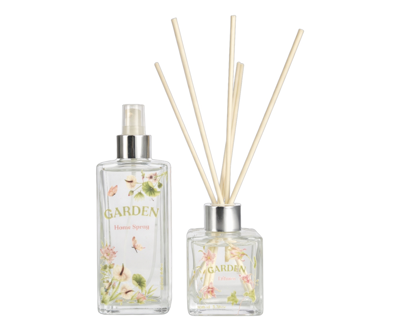 Jogo de Difusosr e Aromatizador Floral C&iacute;trico Garden - 2P&ccedil;s - image 0
