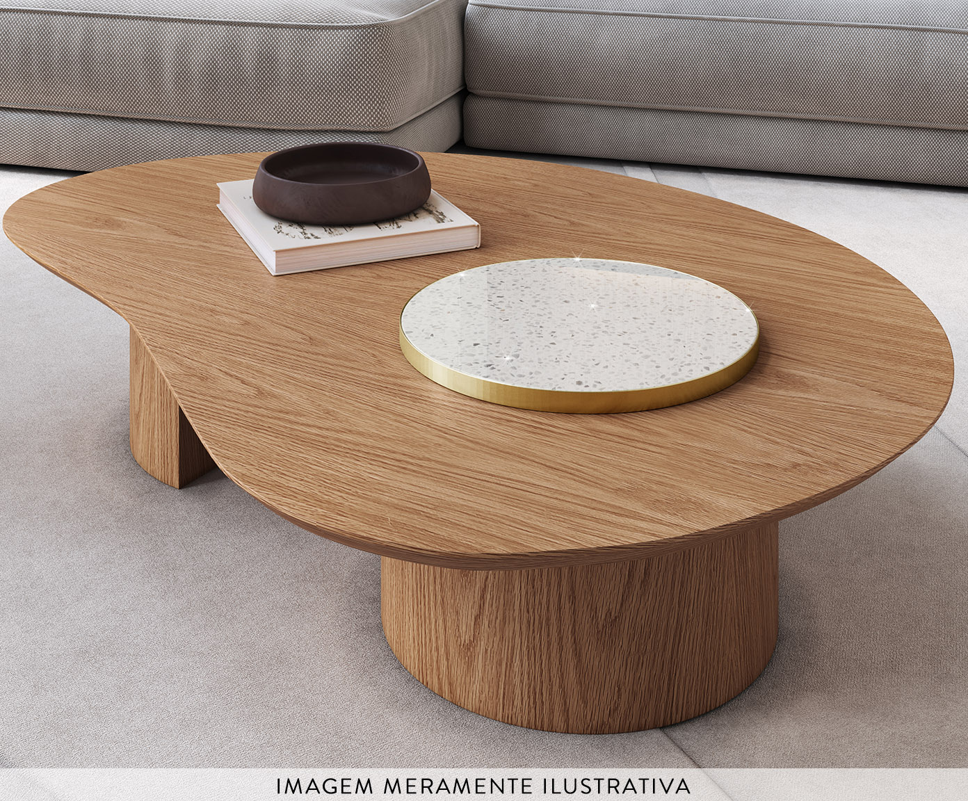 Mesa de Centro Duna Carvalho - image 1