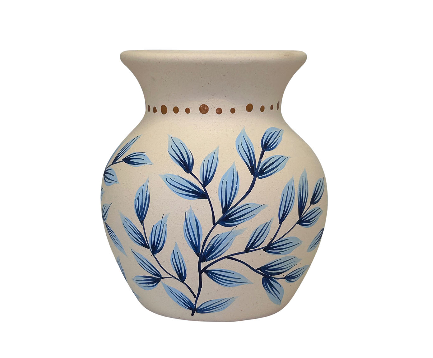 Vaso Tradicional Folhagem Azul - image 0