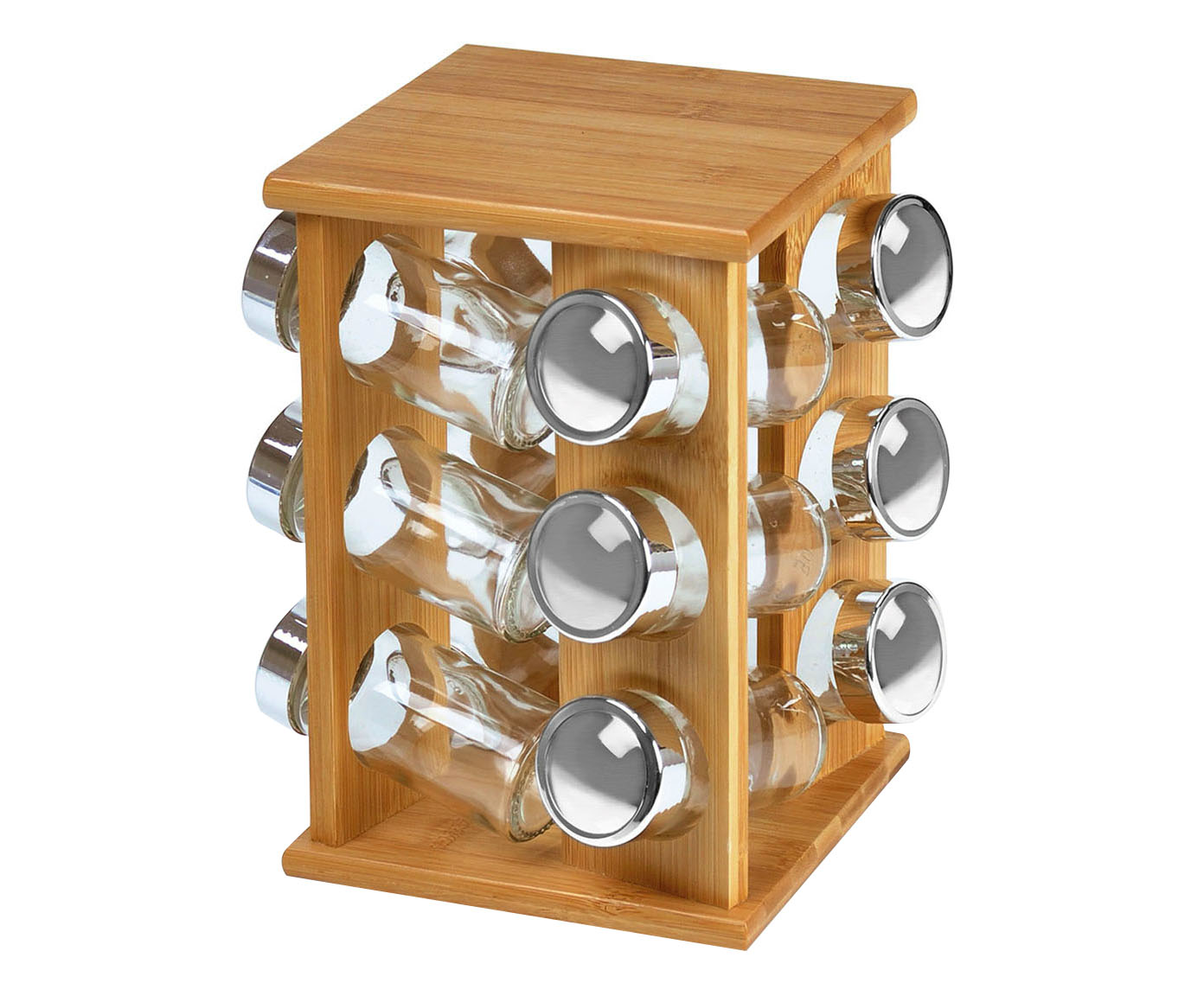 Jogo de Porta-Condimentos em Bambu Fabrizio - 100Ml - image 1