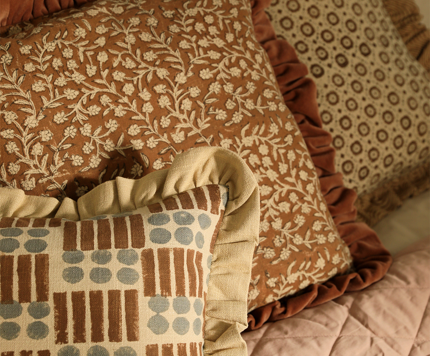 Capa de Almofada Layla Bege image number 5