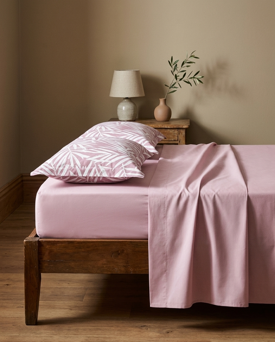 Jogo de Len&ccedil;ol Nature Ros&ecirc; image number 10