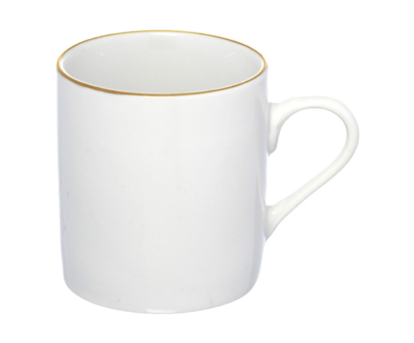 Jogo de X&iacute;cara para Caf&eacute; Roya em Porcelana Branca - image 1