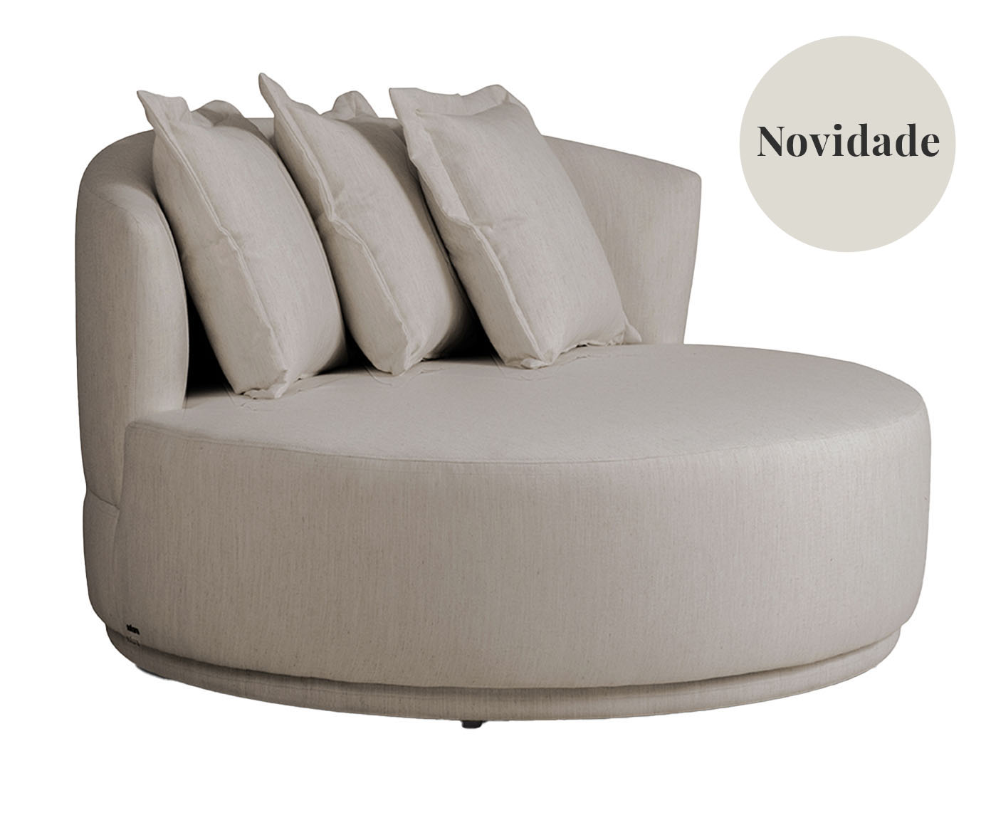 Sof&aacute; Chaiselongue Girat&oacute;rio Heloisa Bege image number 0