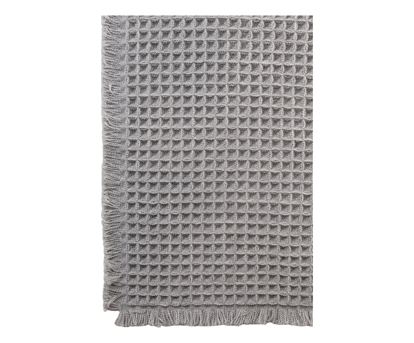 Tapete para Banheiro Waffle Chenille Cinza image number 2