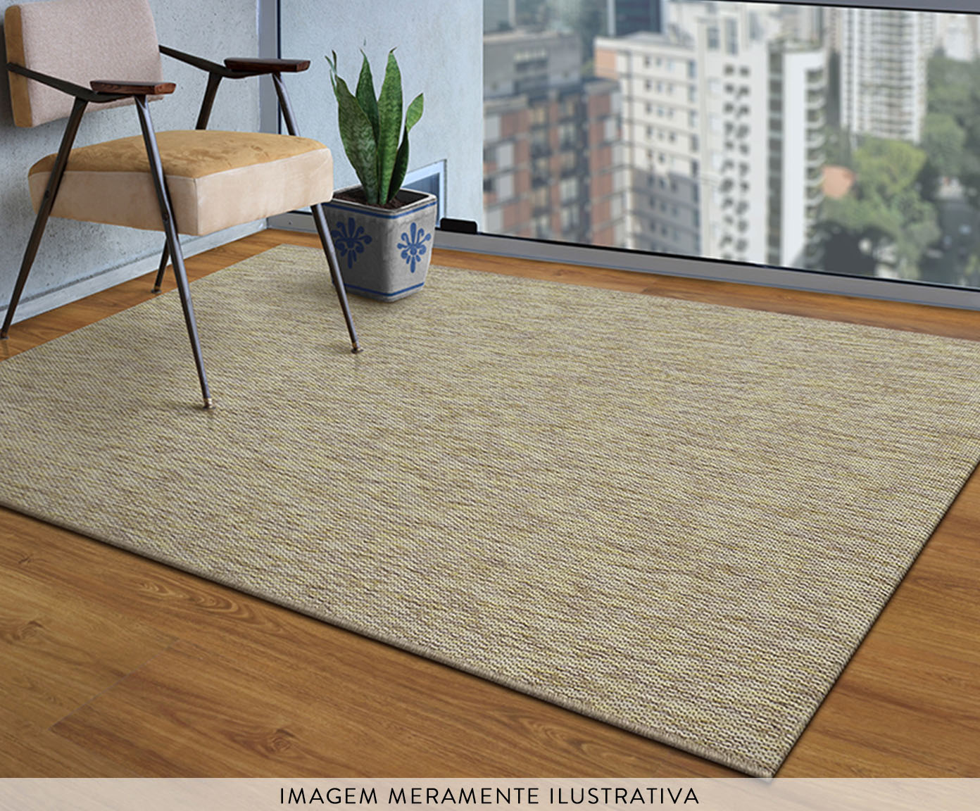 Tapete New Boucle Palha Bege image number 2