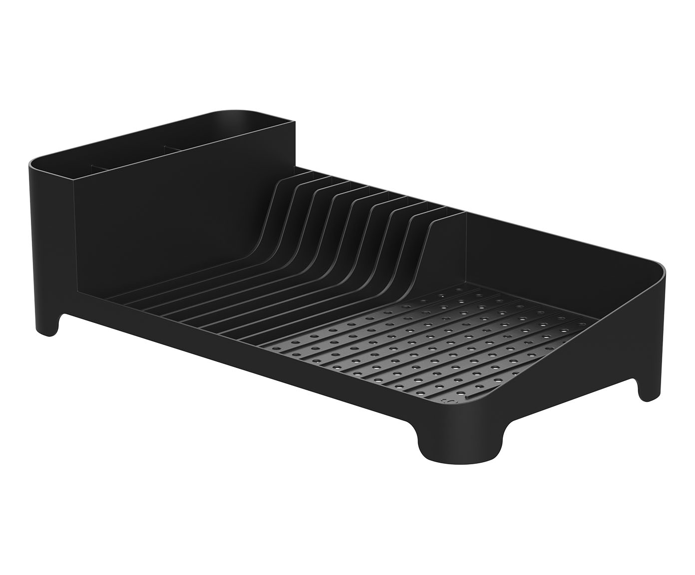 Escorredor de Loucas Trium Compact - Preto Fechado - image 1