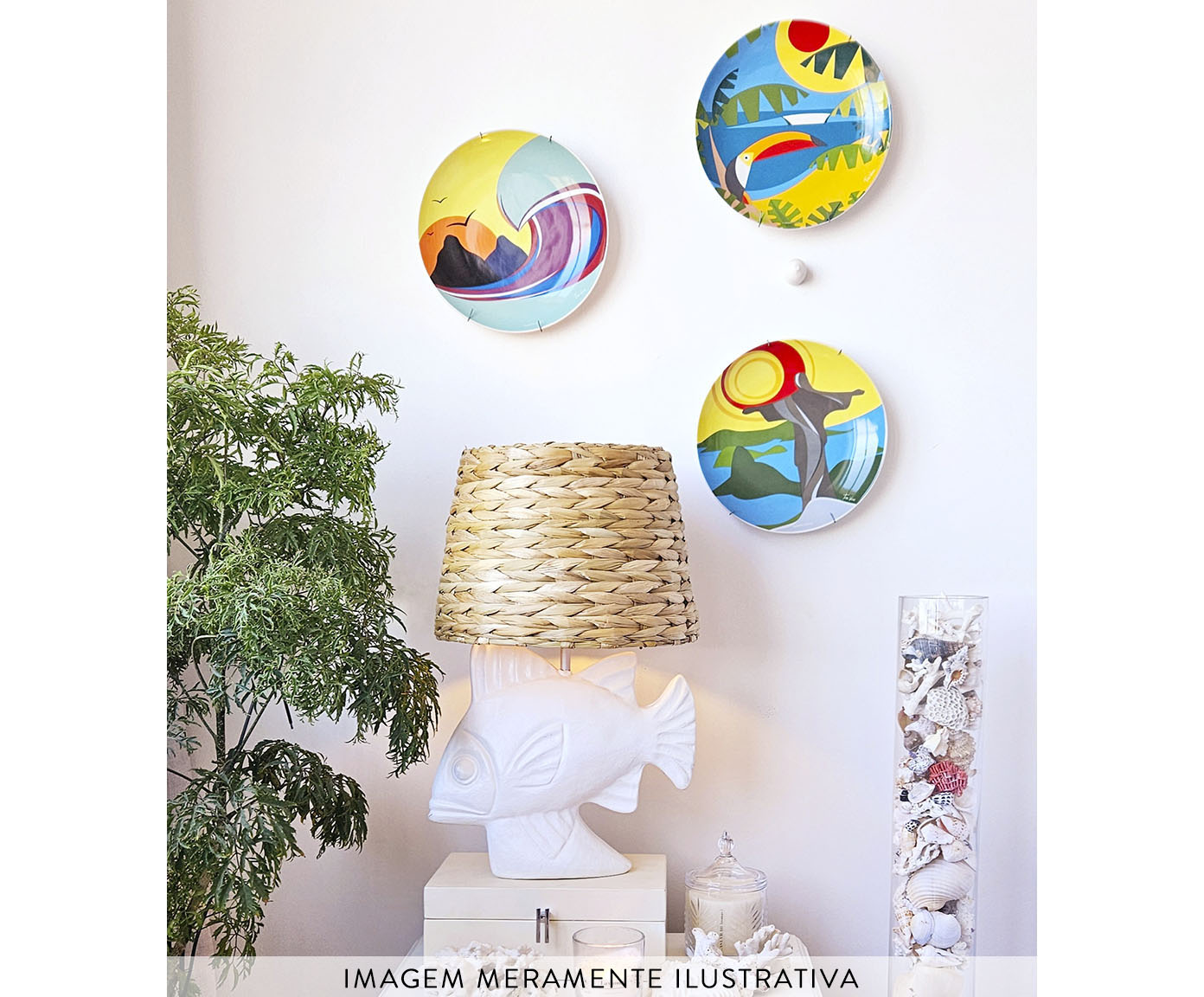 Prato de Porcelana Noronha Tom Veiga image number 4