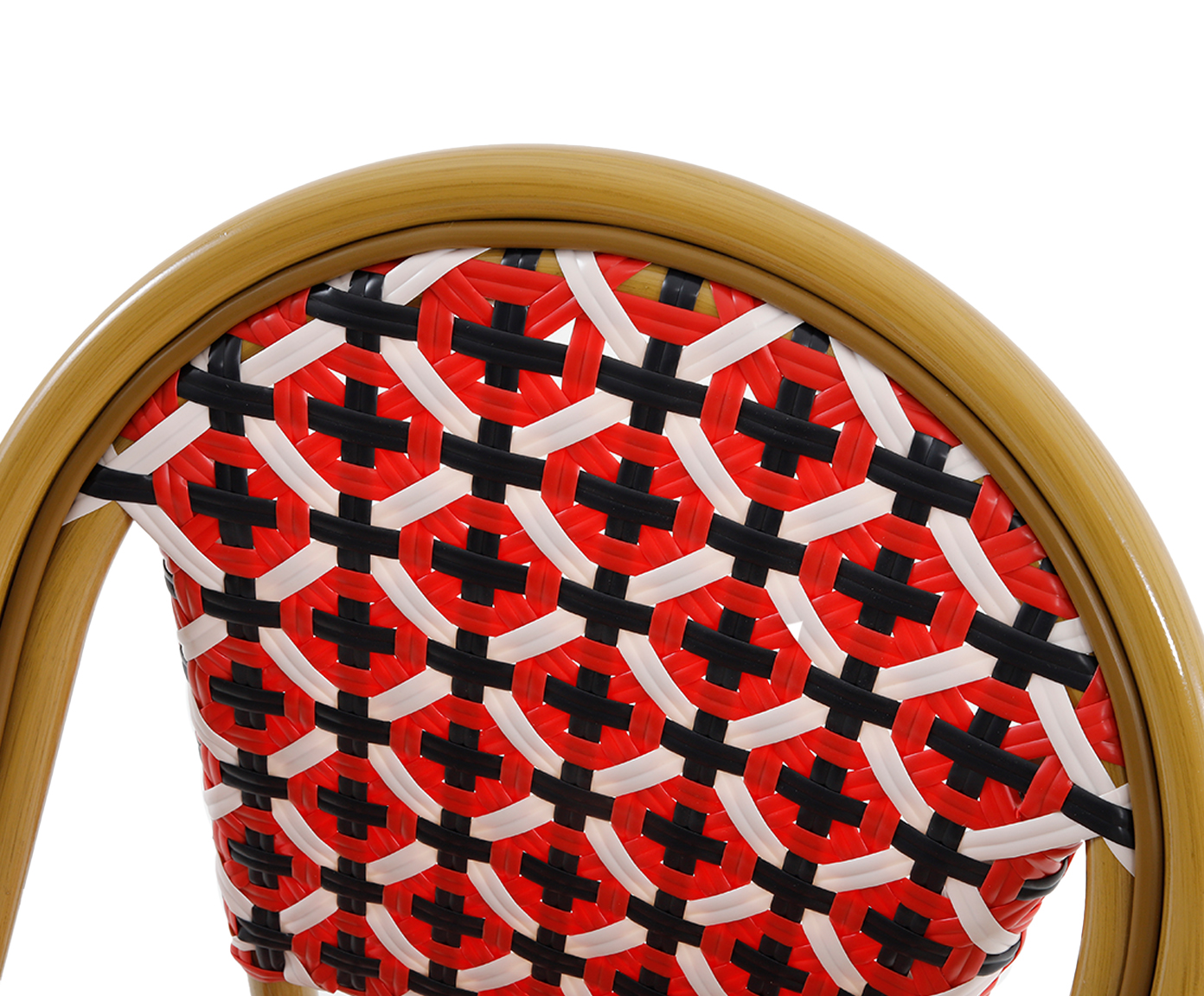 Cadeira Bistr&ocirc; Aron Vermelho e Preto image number 5