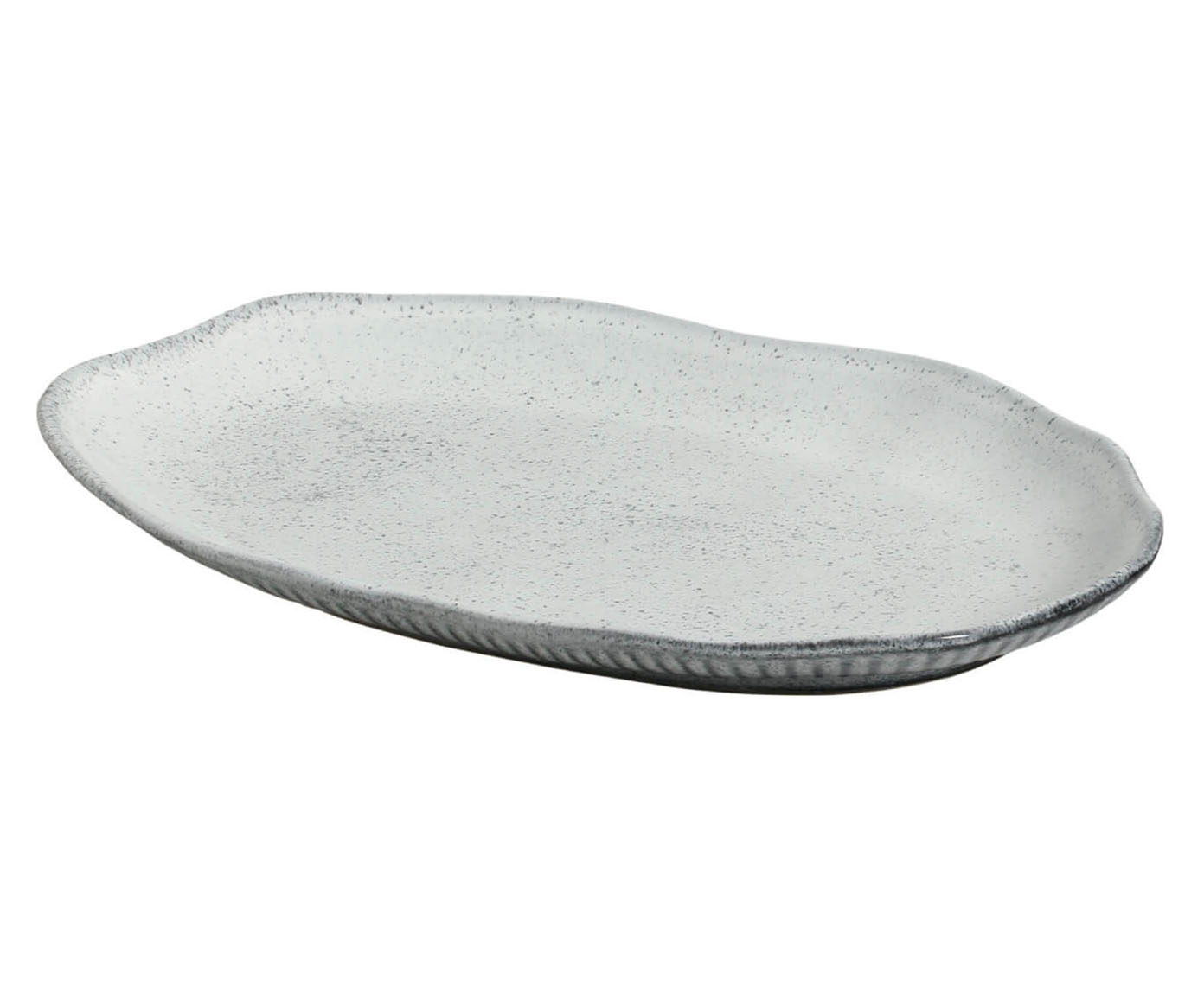 Jogo de Travessas Oval Rasa M&eacute;dia Bio Echo Branco - image 1