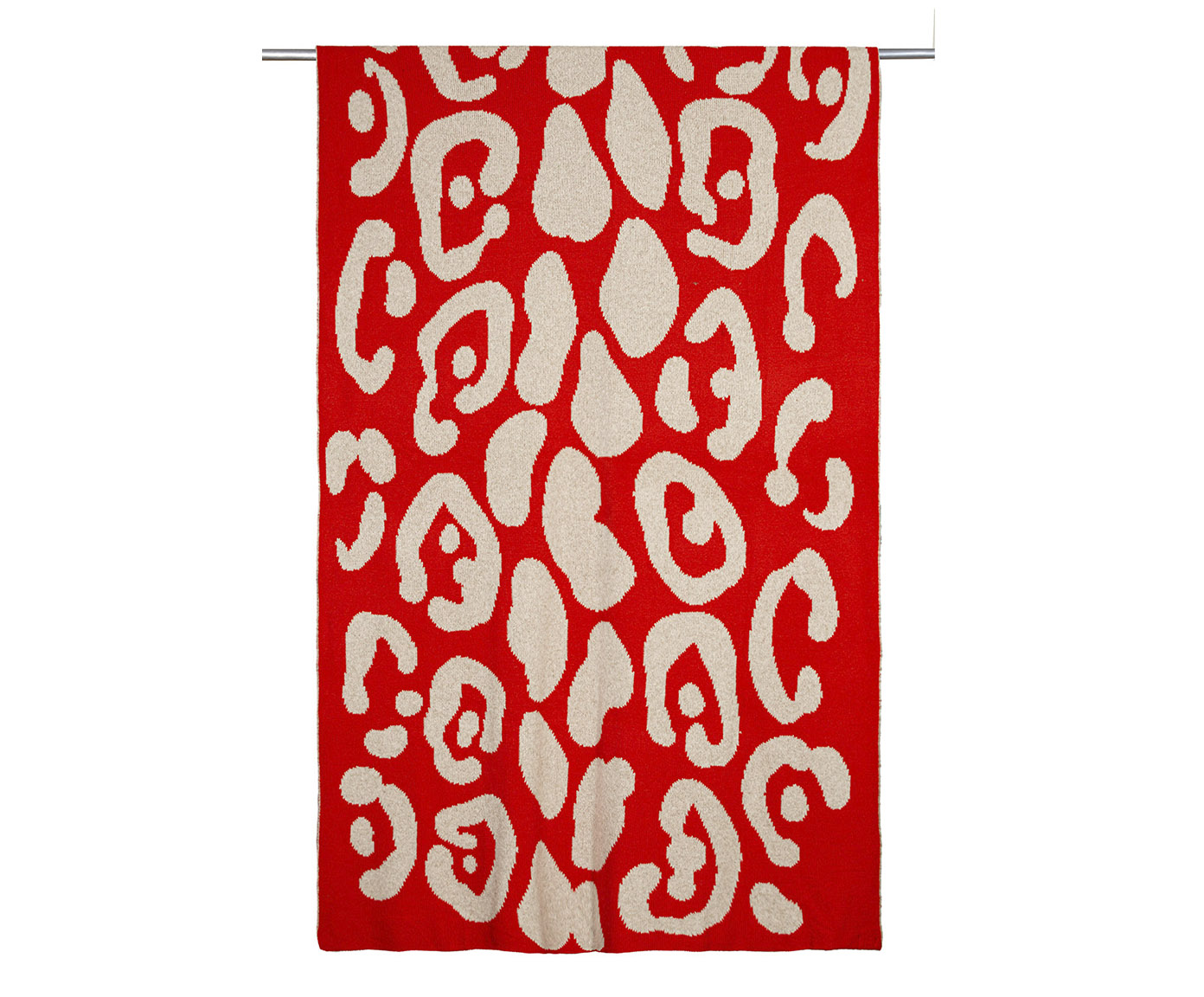 Manta On&ccedil;a Pintada Papiro Red - image 1
