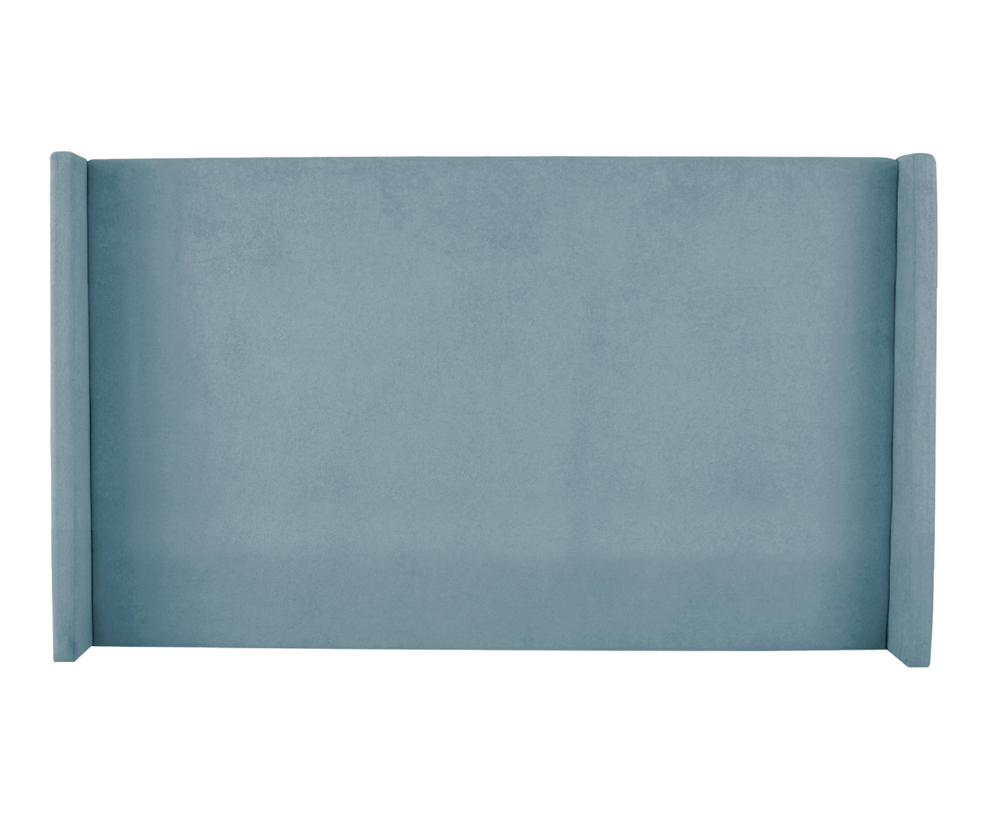 Cabeceira em Boucle Aveludado Classic Azul - image 0