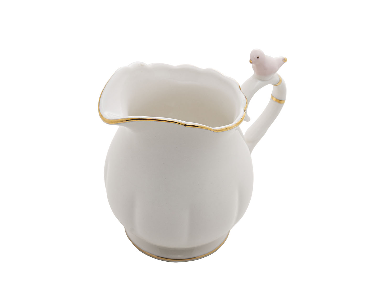 Leiteira de Porcelana Birds Branco - image 1