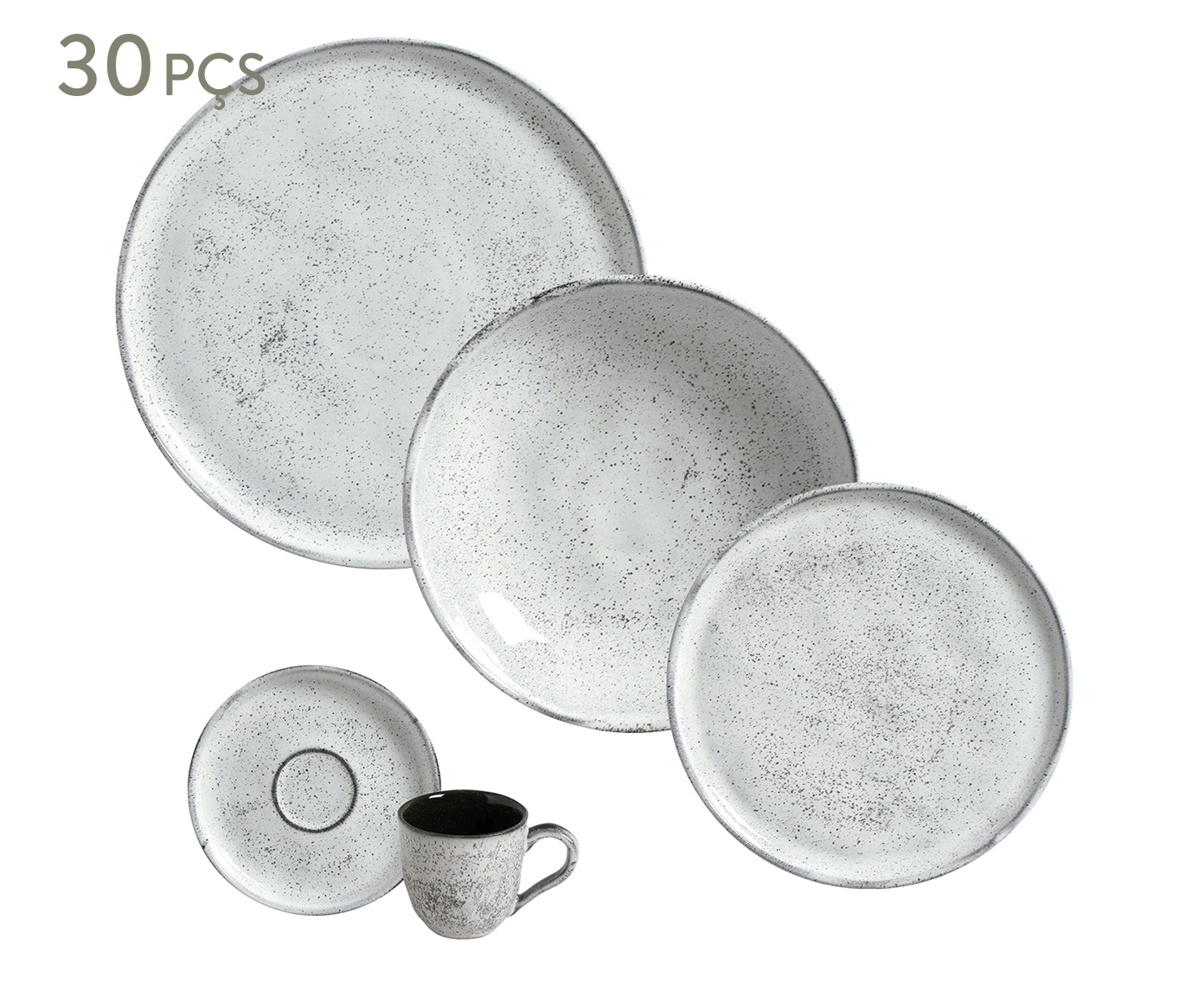 Aparelho de Jantar Bio Echo Branco - image 0