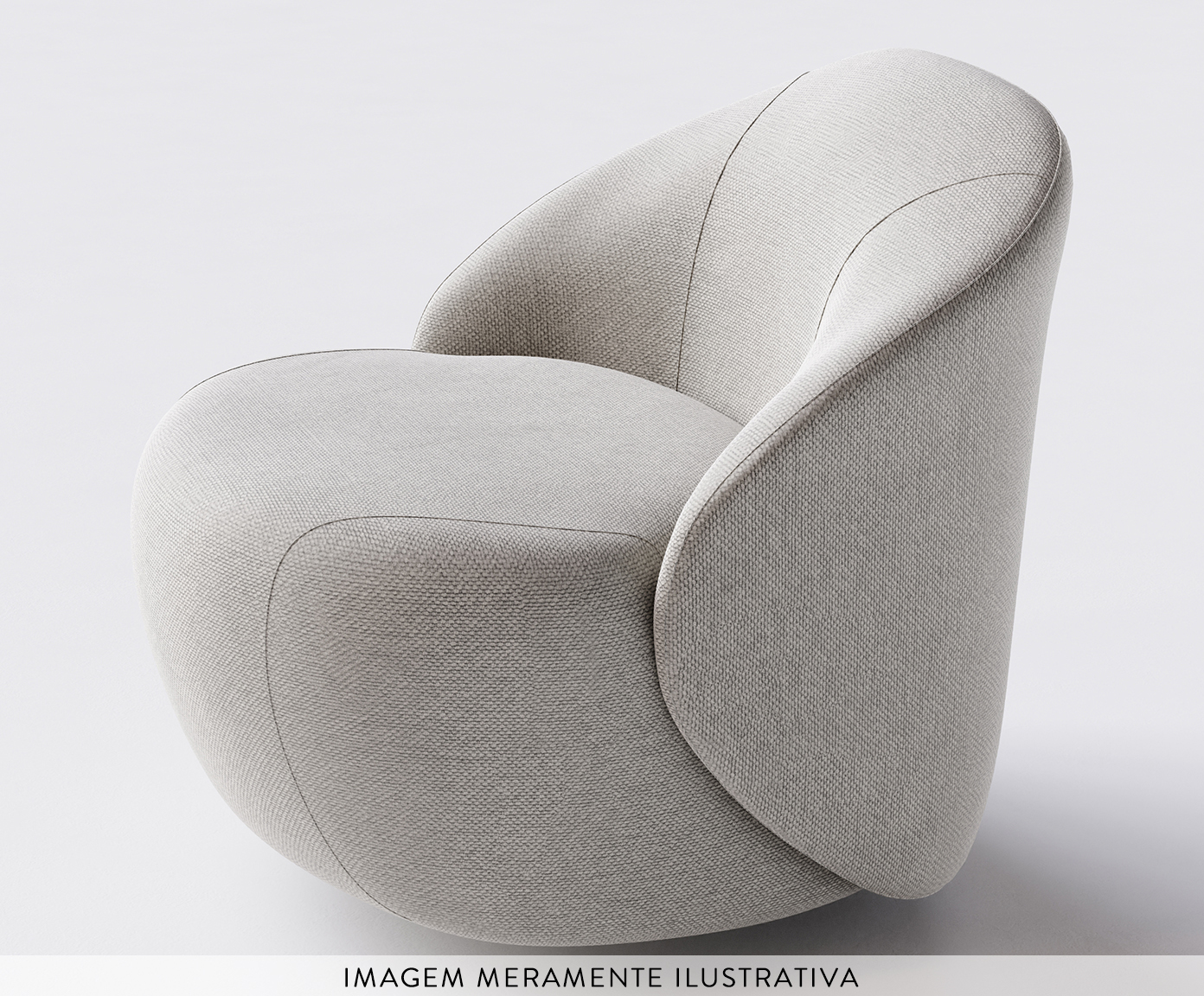 Poltrona Zoe Cinza image number 3