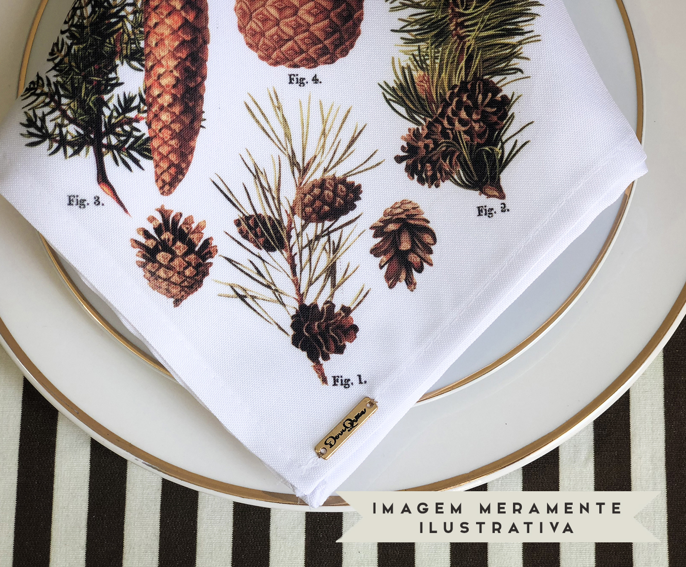 Guardanapo Pinhas Branco - image 1