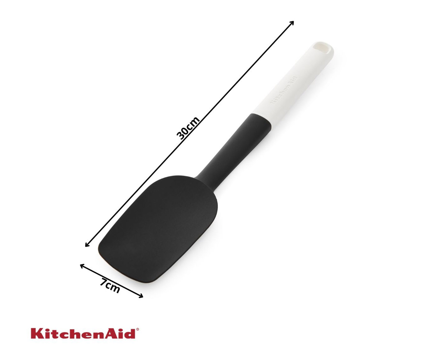 Esp&aacute;tula Cl&aacute;ssica em Silicone Kitchenaid Branca - image 1