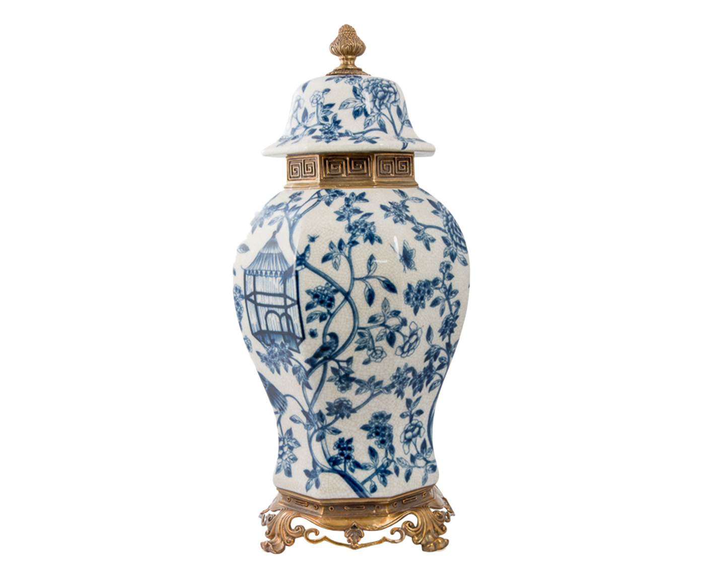 Pote Decorativo em Porcelana Portu I - image 0