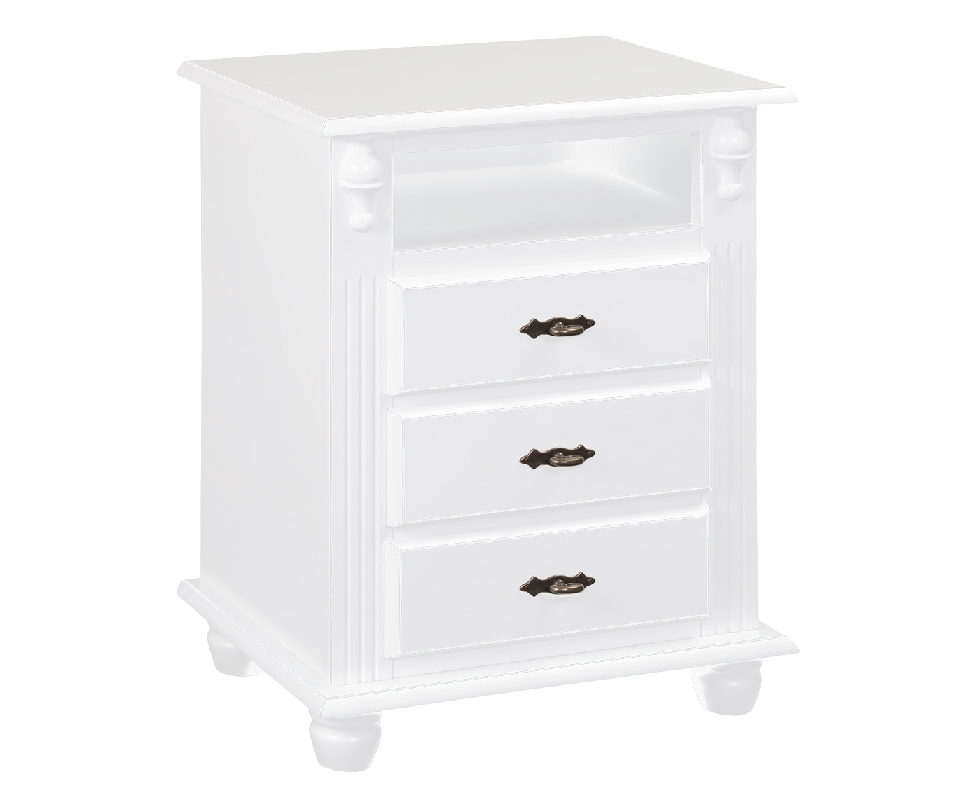 Mesa de Cabeceira Elegance Telle - Branco - image 0