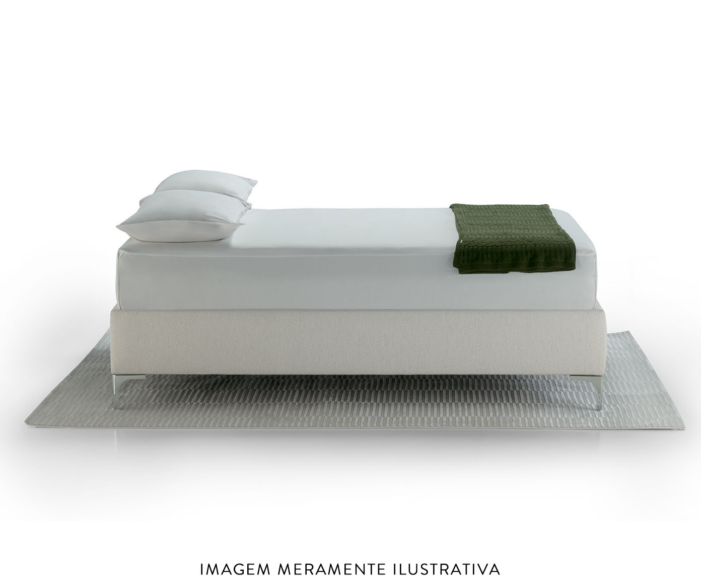Cama Trento Boucl&ecirc; Off-White image number 2