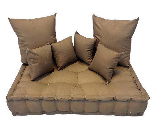 Futon Turco com Almofadas caqui - image 0