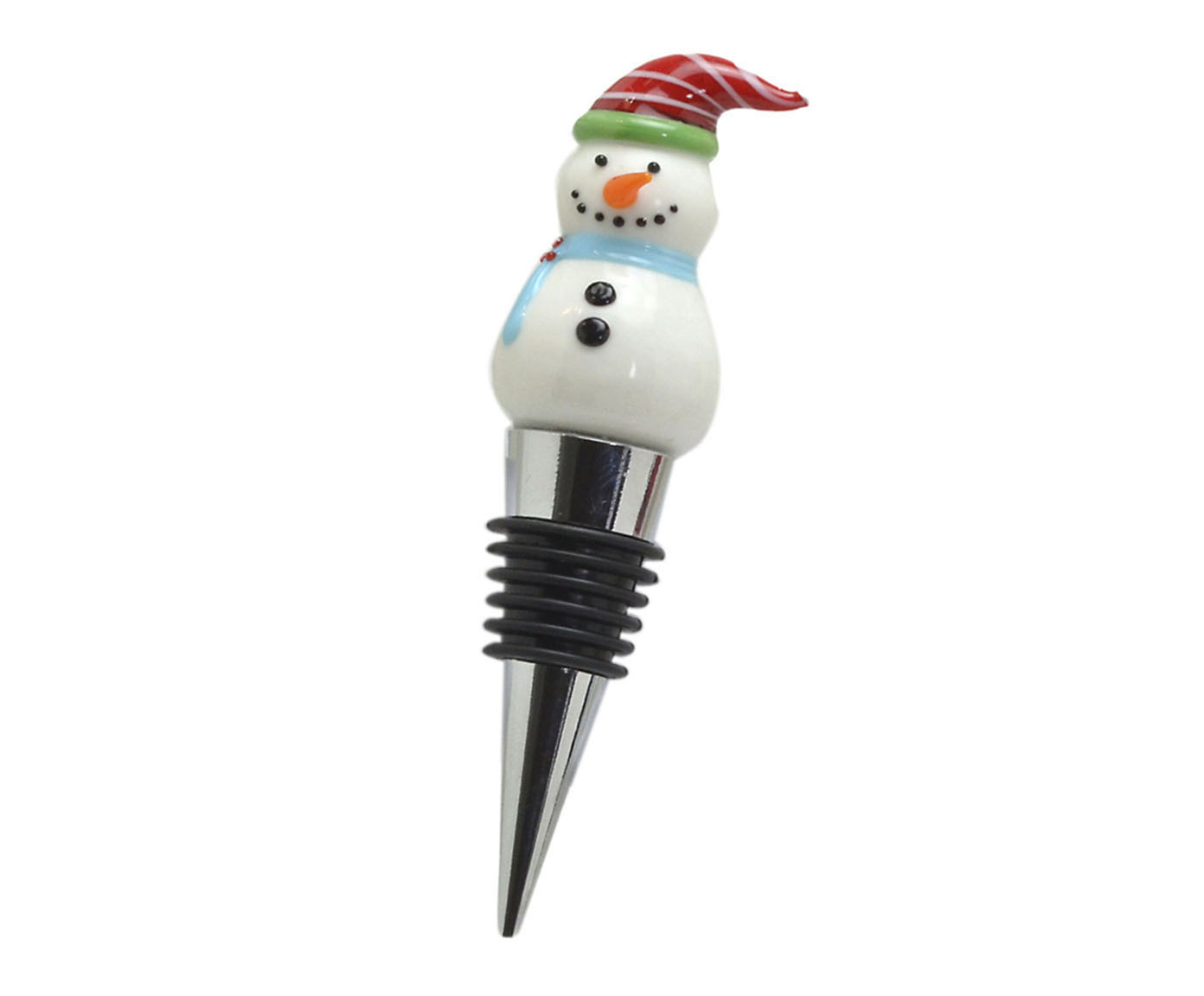 Tampa para Garrafa de Vinho Boneco de Neve - image 0