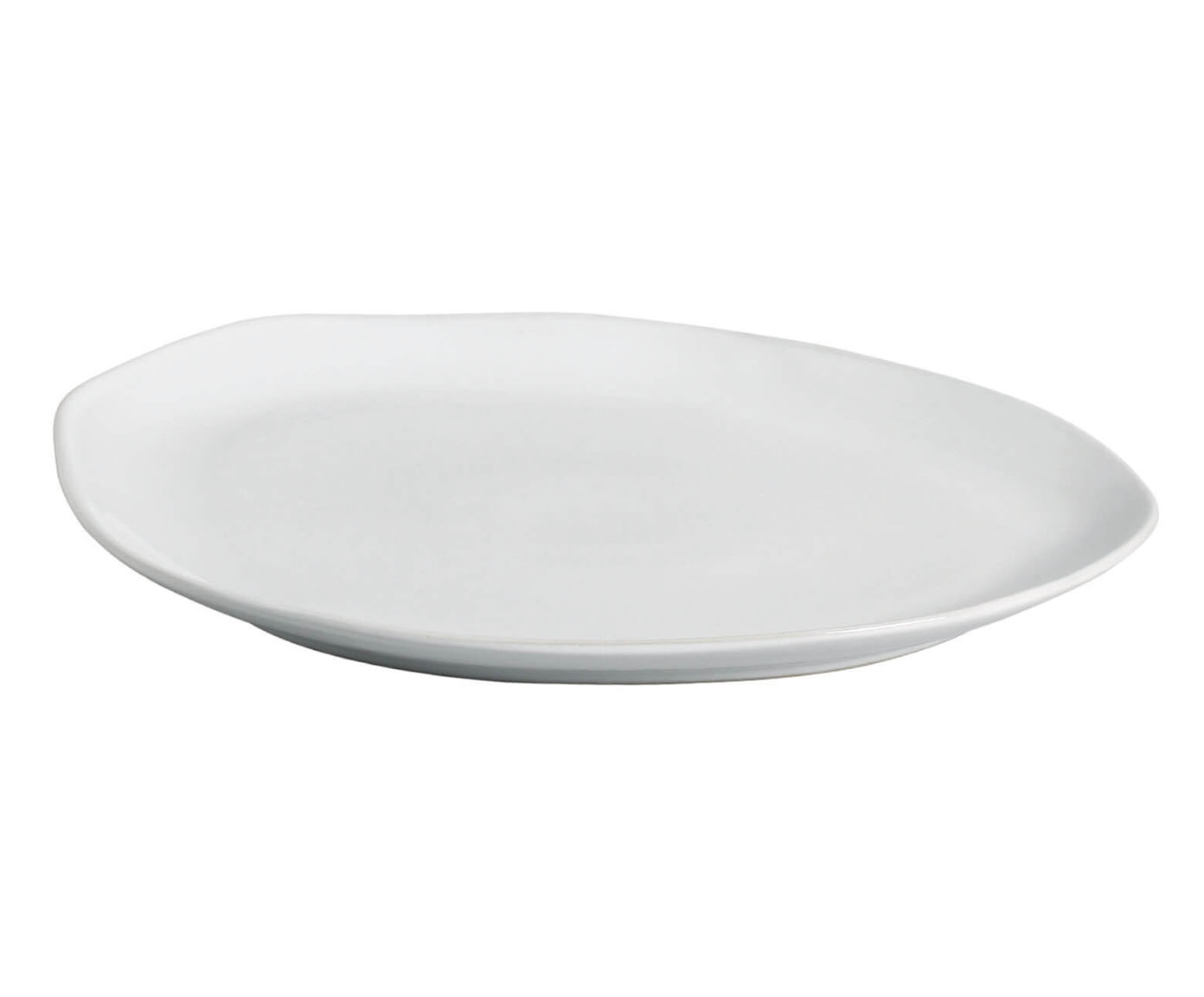 Jogo de Pratos Raso Oval Org&acirc;nico New White - image 1
