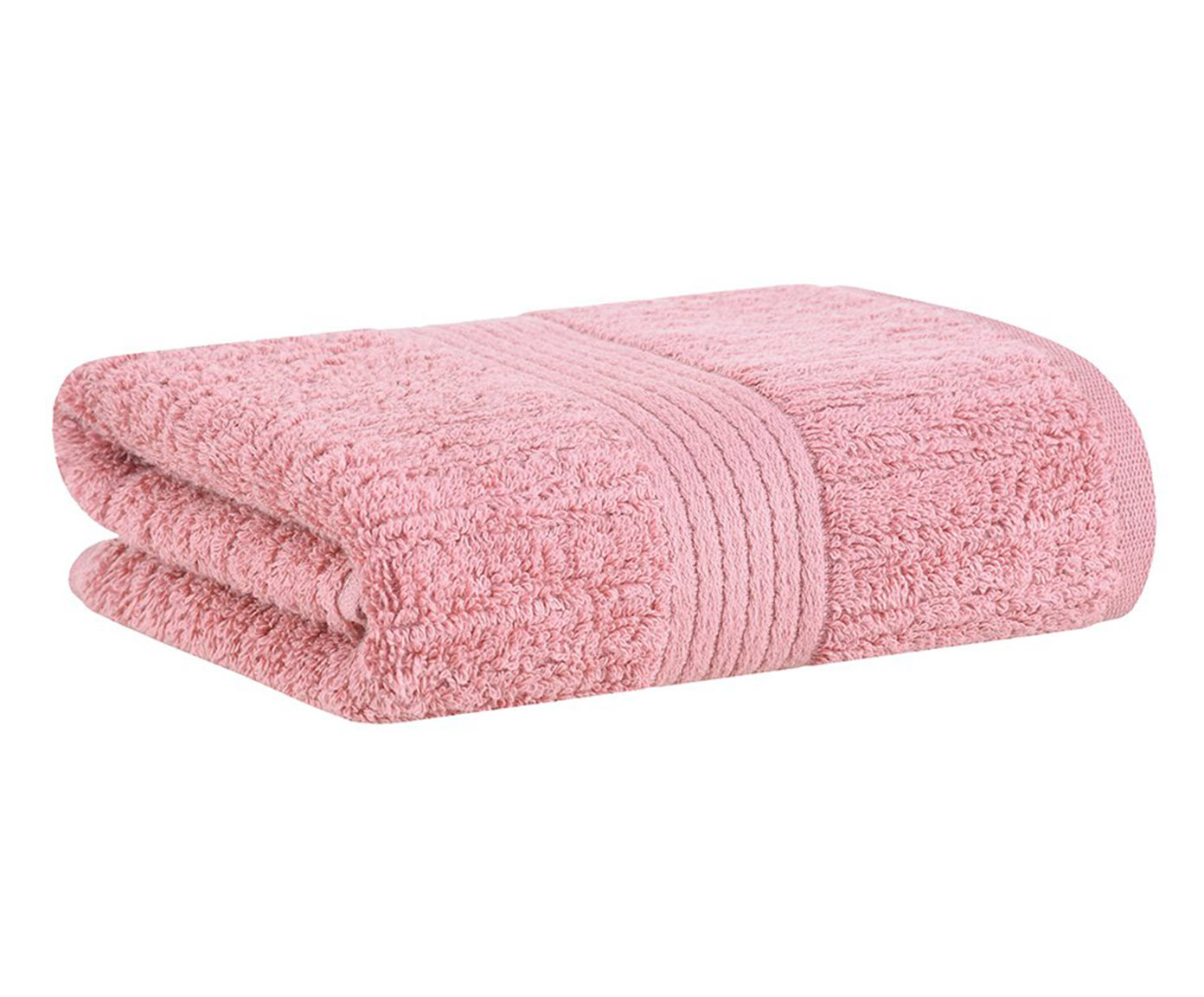 Jogo de Toalhas Fio Penteado Canelado Banho Rosa image number 3