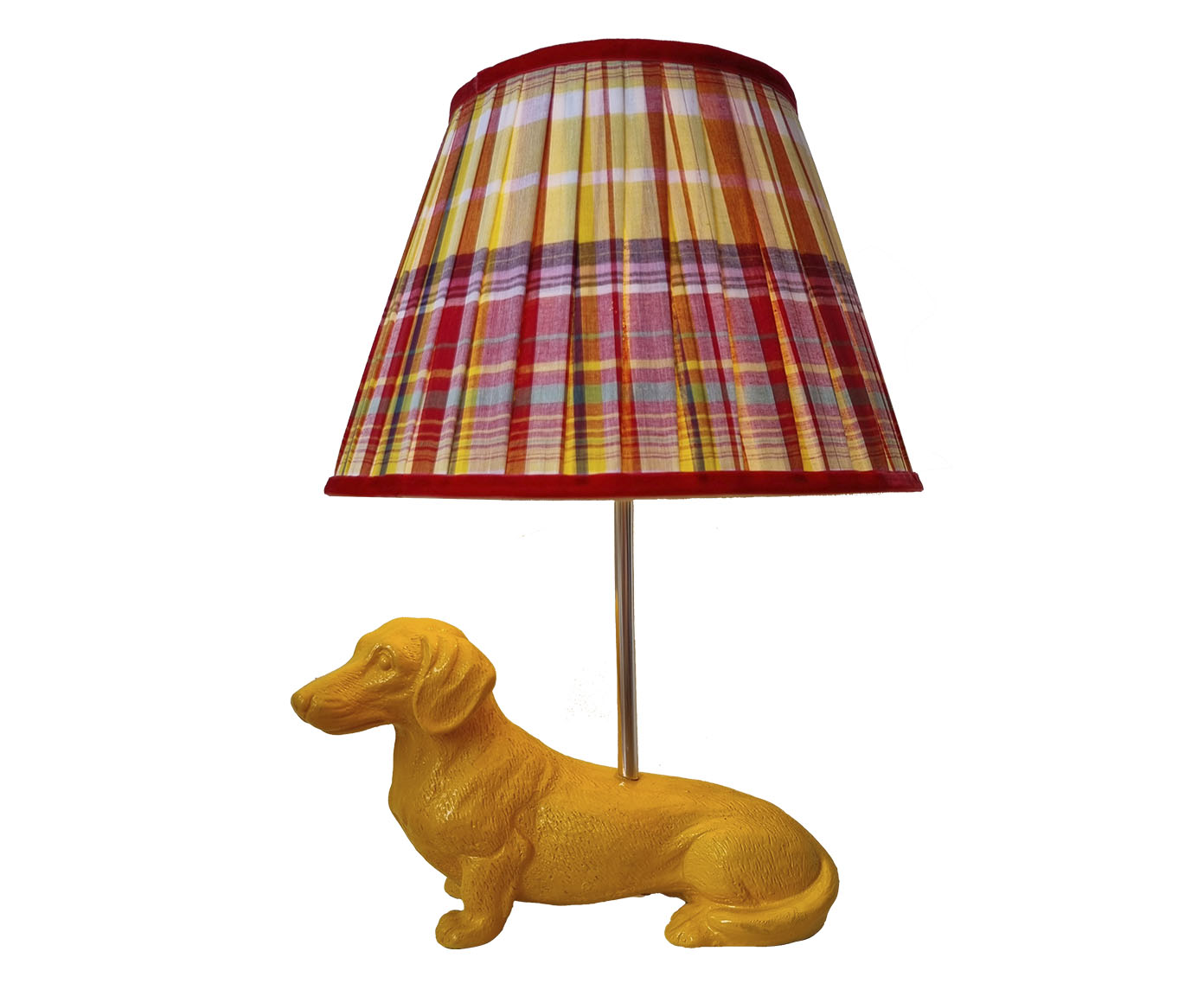 Base Lumin&aacute;ria Cachorro Dachshund Amarelo - image 0