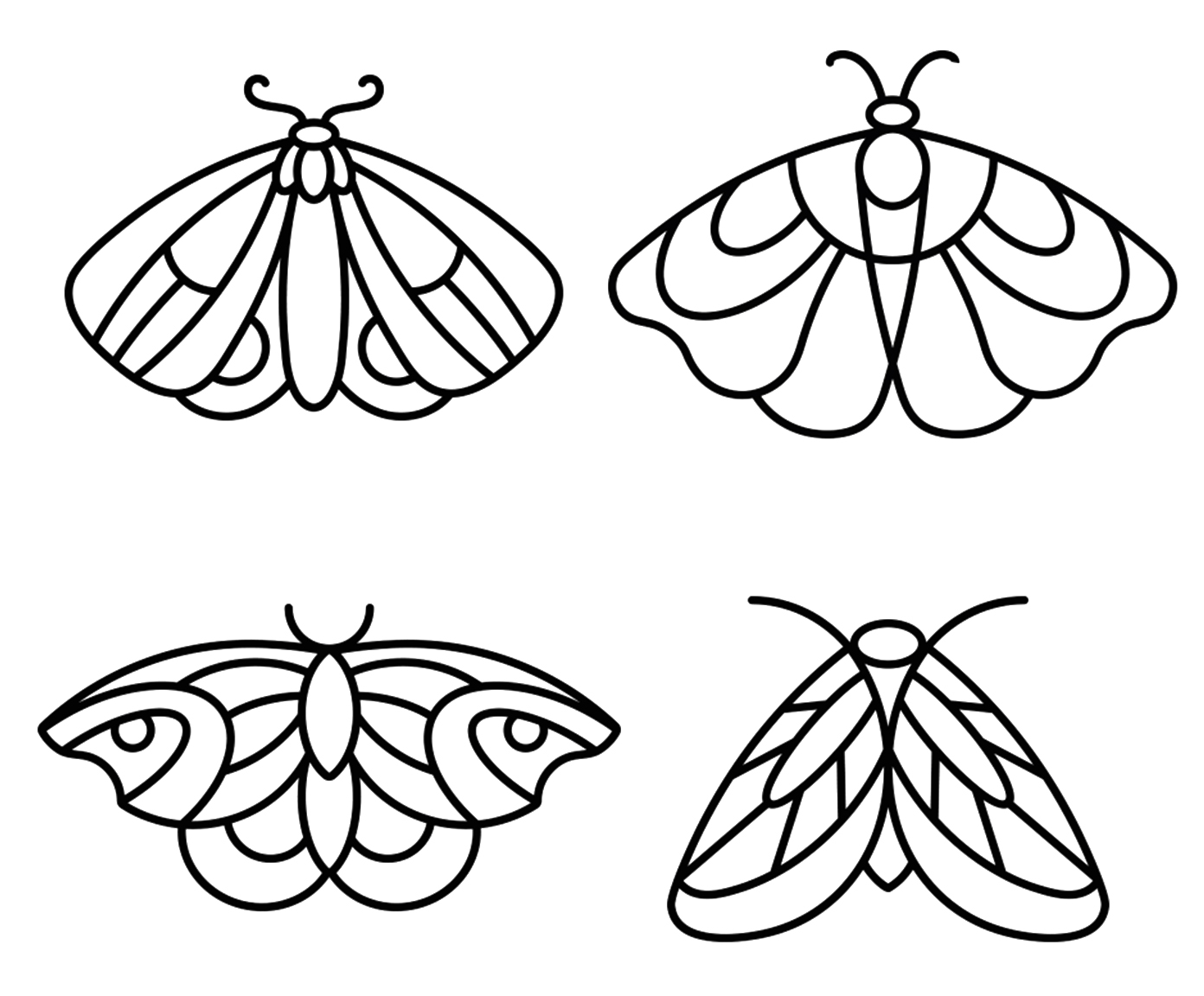 Jogo de Placas Decorativas Mariposas - image 0