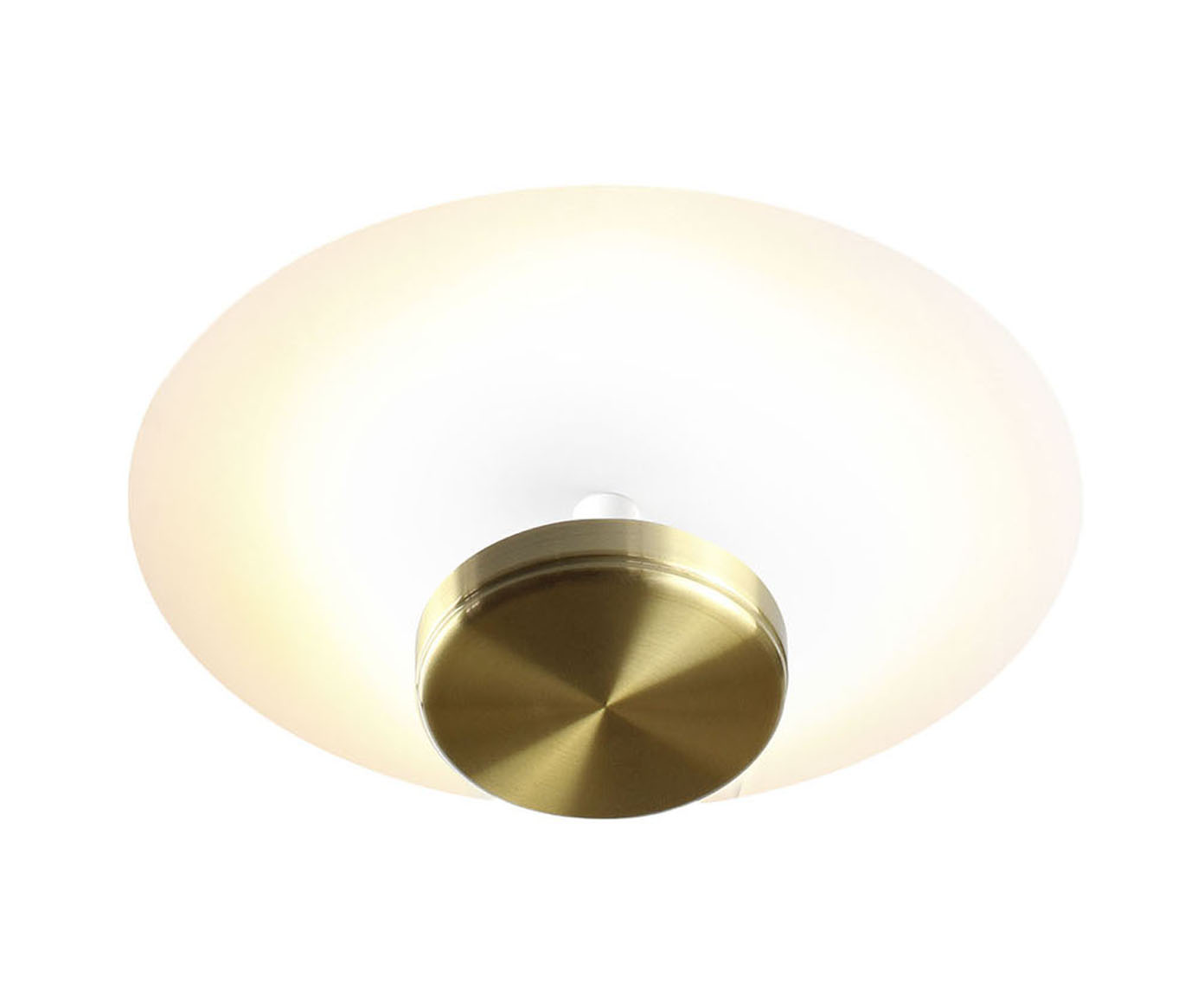 Plafon de Sobrepor Slice Dourado Escovado Bivolt - M - image 0