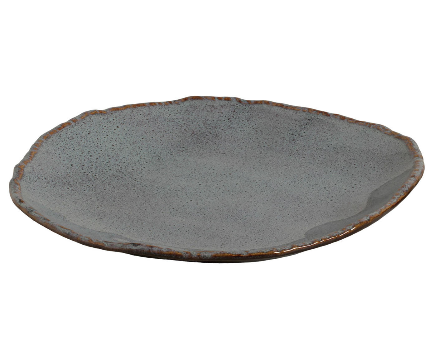 Jogo de Pratos Raso Org&acirc;nico Eco Stone Basalto Azul - image 1