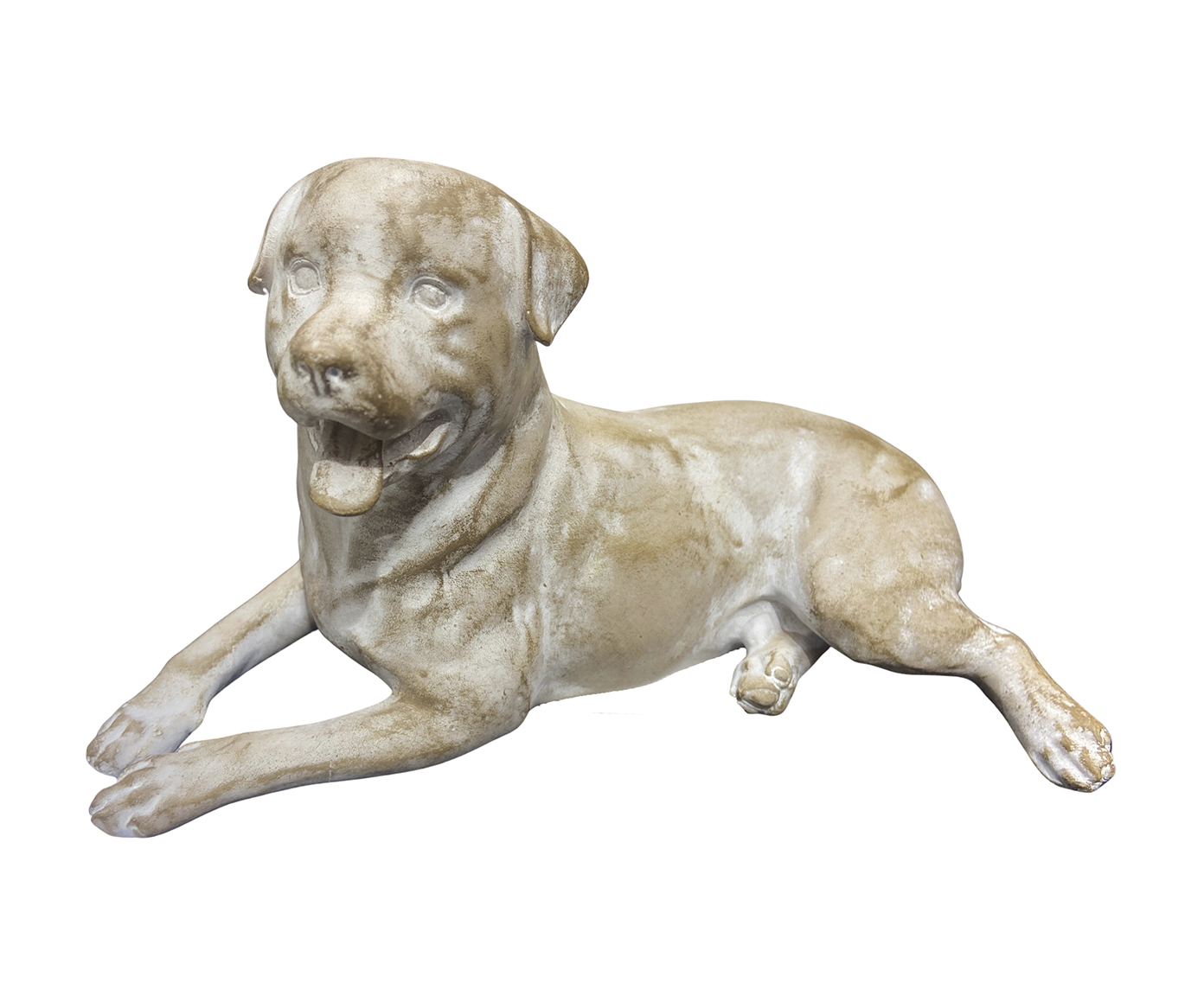 Escultura Labrador Bege Patinado - image 0