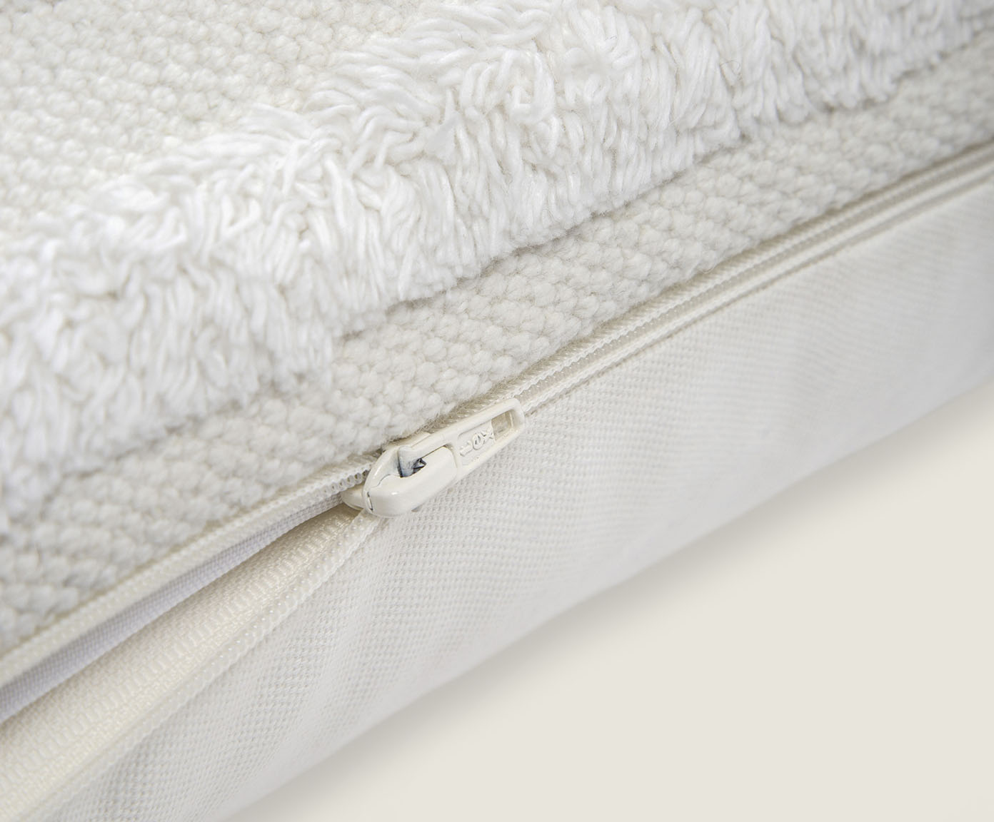 Capa de Almofada Algod&atilde;o Geom&eacute;trico Tufting Off-White image number 6