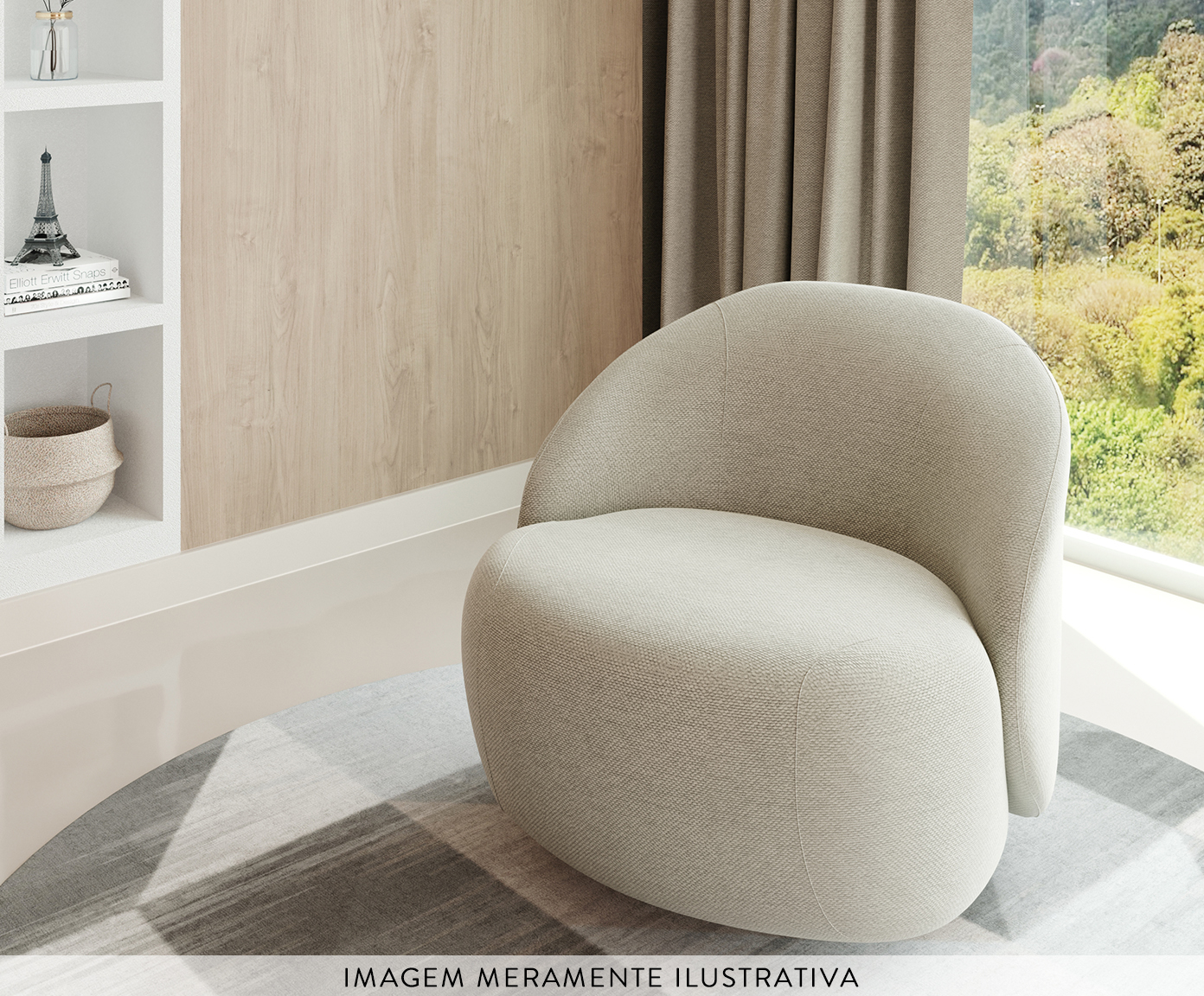 Poltrona Zoe Cinza - image 1