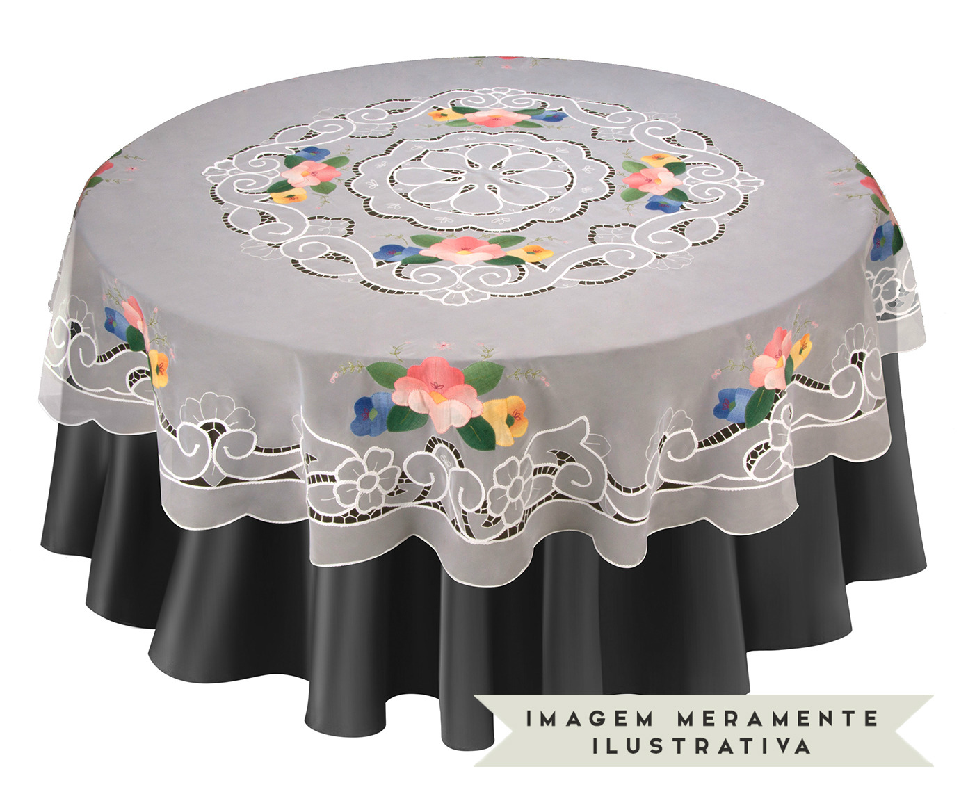 Toalha de Mesa Alexis - Branca - image 1