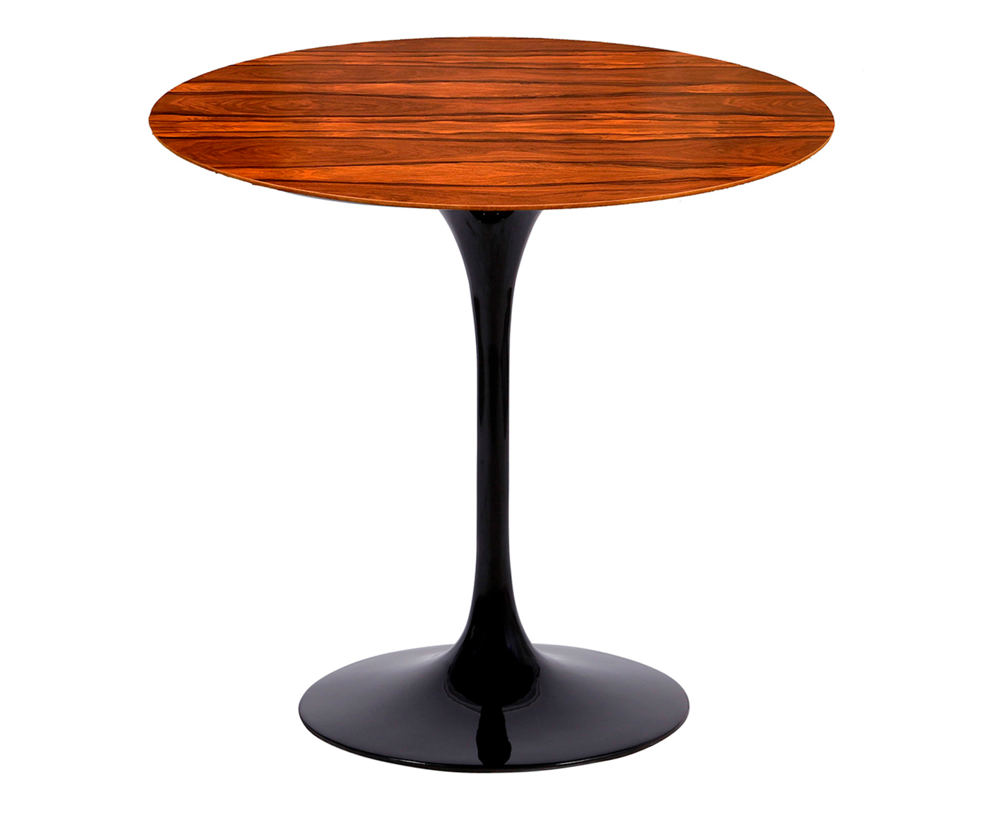 Mesa Saarinen Redonda Pau Ferro Base Preta - image 1