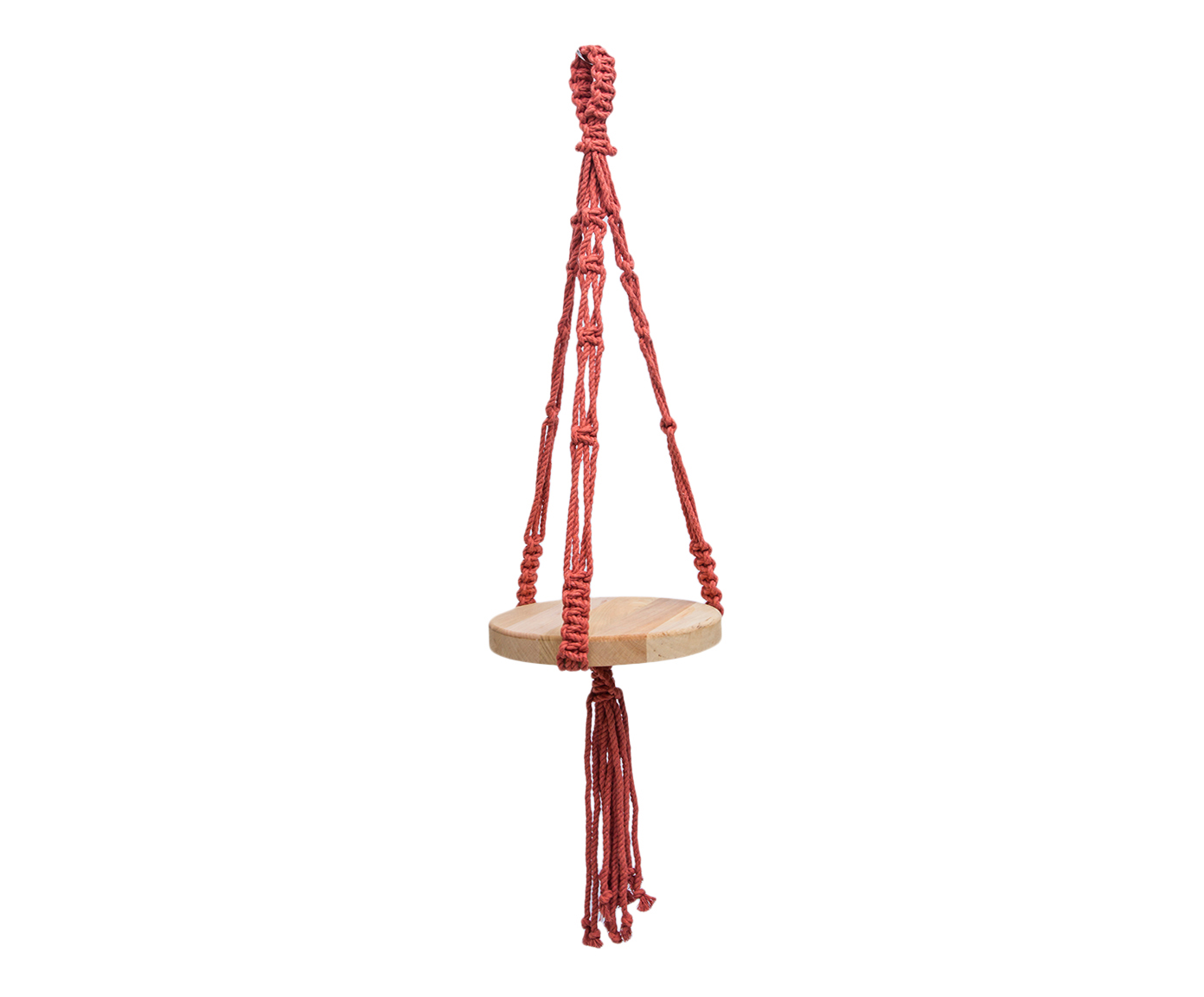 Hanger em Macram&ecirc; Shelf Plus Terracota - image 0