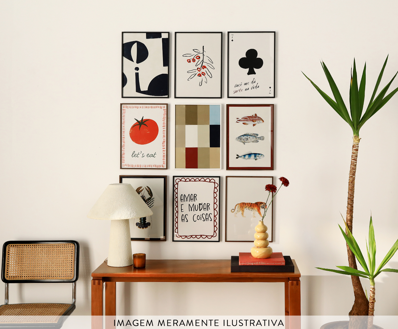 Quadro Decorativo Amar e Mudar As Coisas image number 1
