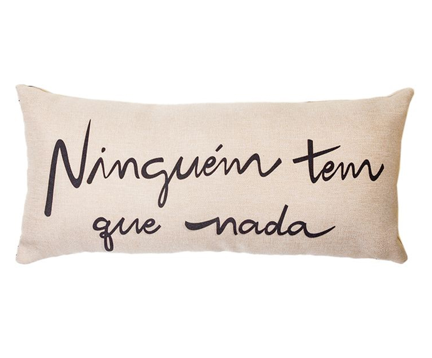 Almofada Baguete Ningu&eacute;m Tem Que Nada - image 0